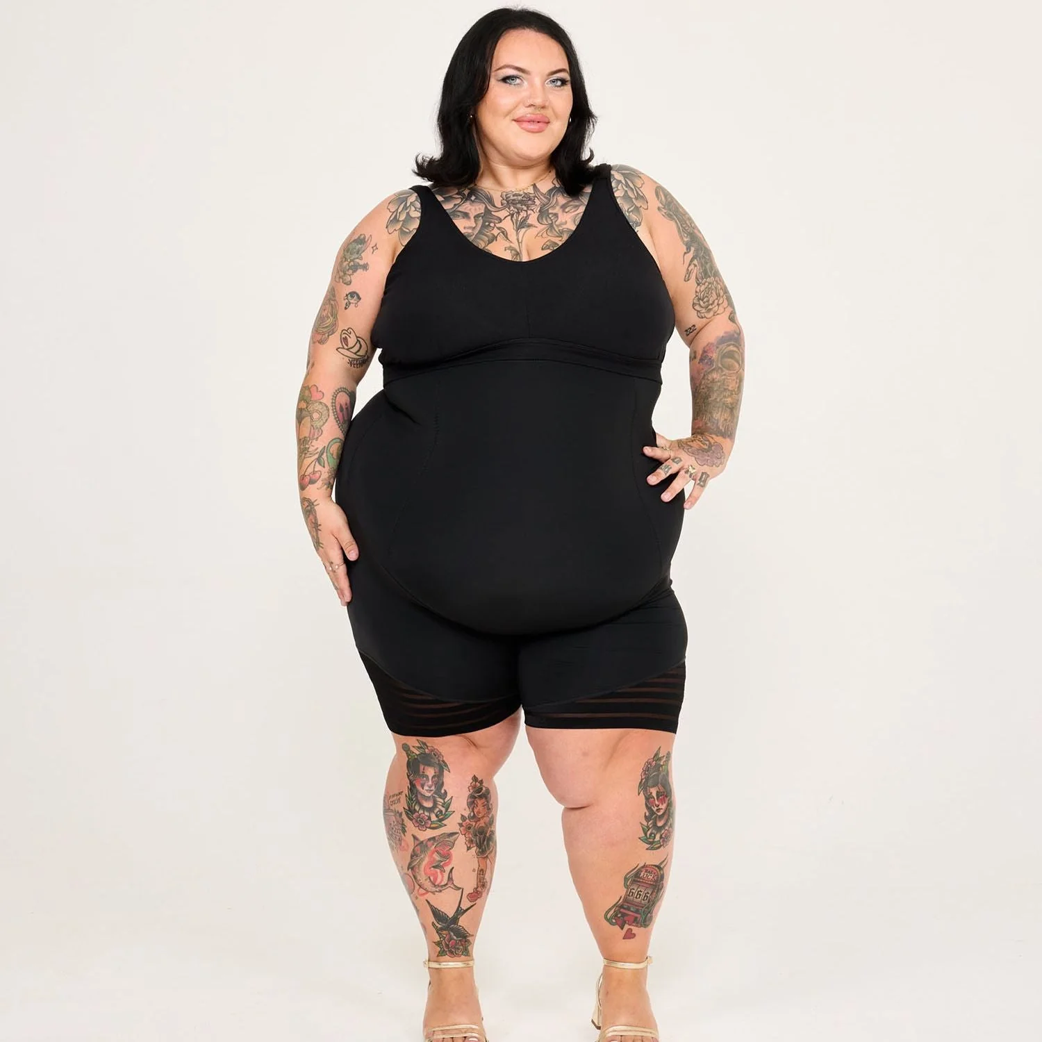 Smoothwear Super High Waist Shorts - Black - Zenithce