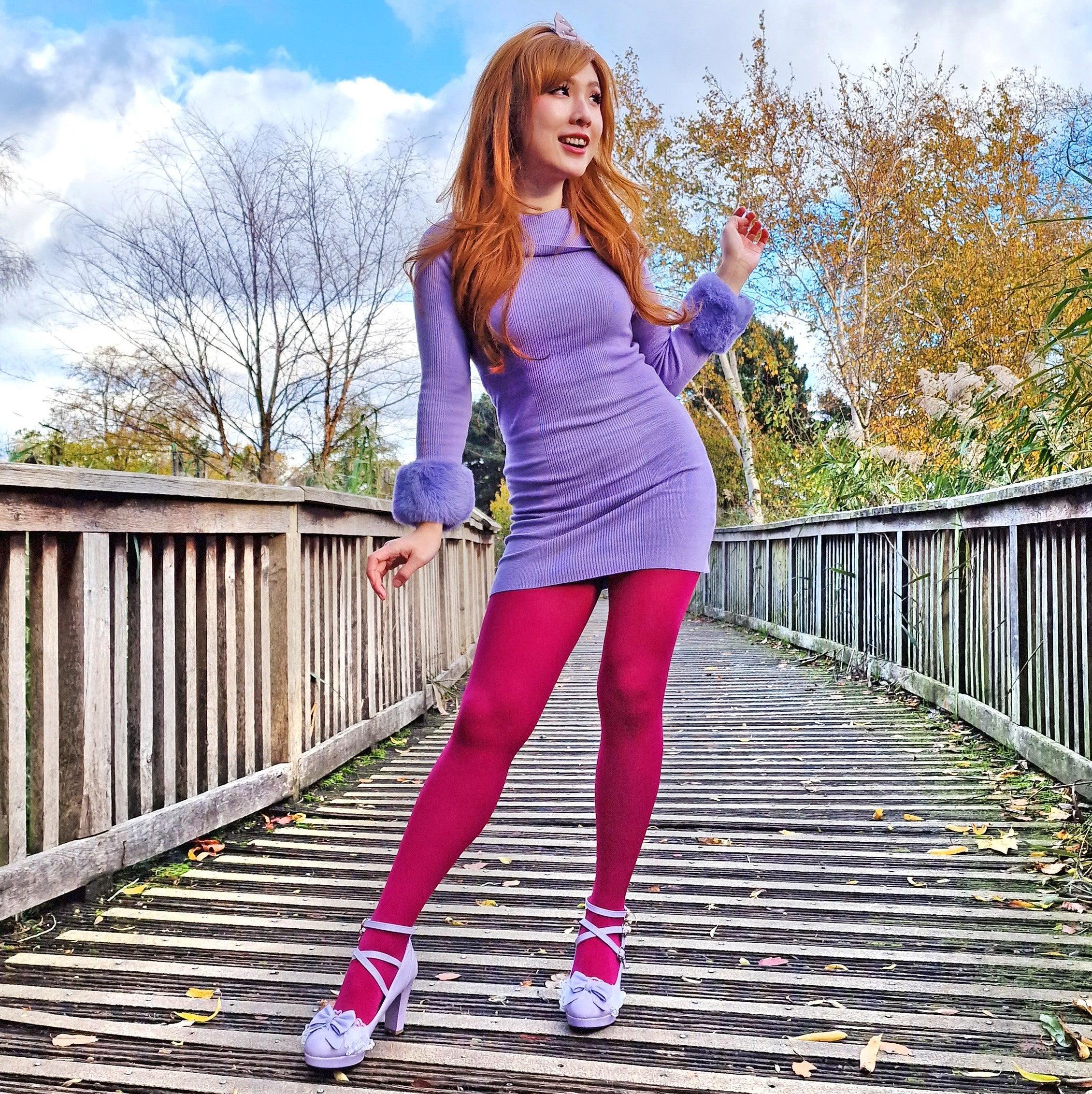 80 Denier Tights - Raspberry Pie - Zenithce