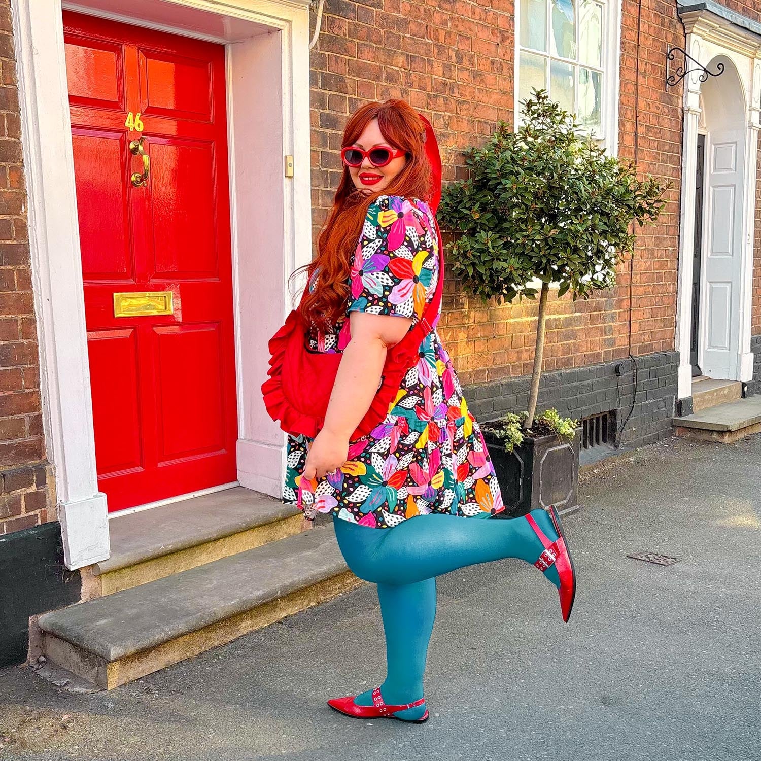 50 Denier Tights - Petrol Blue - Zenithce