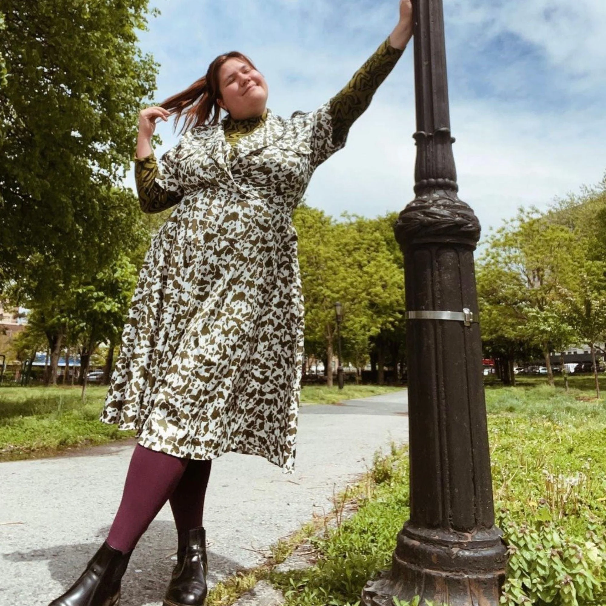 80 Denier Tights - Burgundy - Zenithce