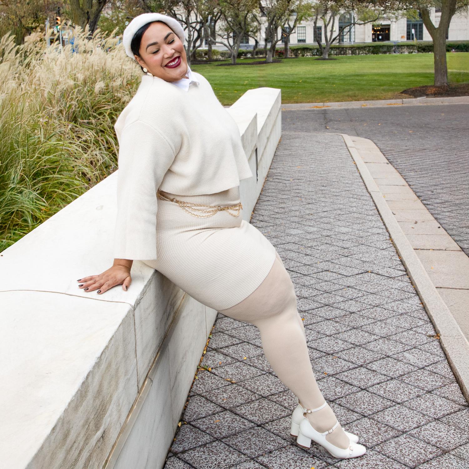 80 Denier Tights - Creamsicle - Zenithce