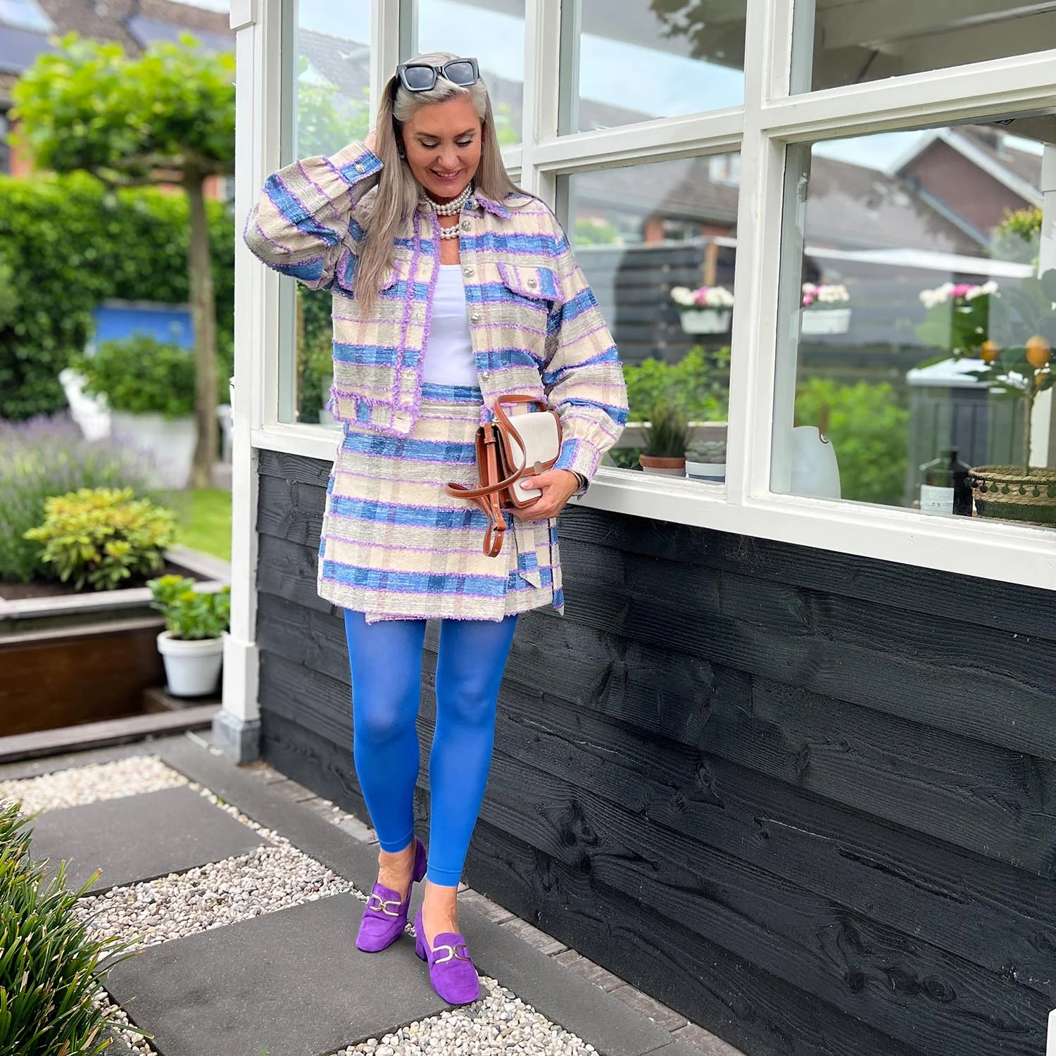 Footless Tights - Peacock - Zenithce