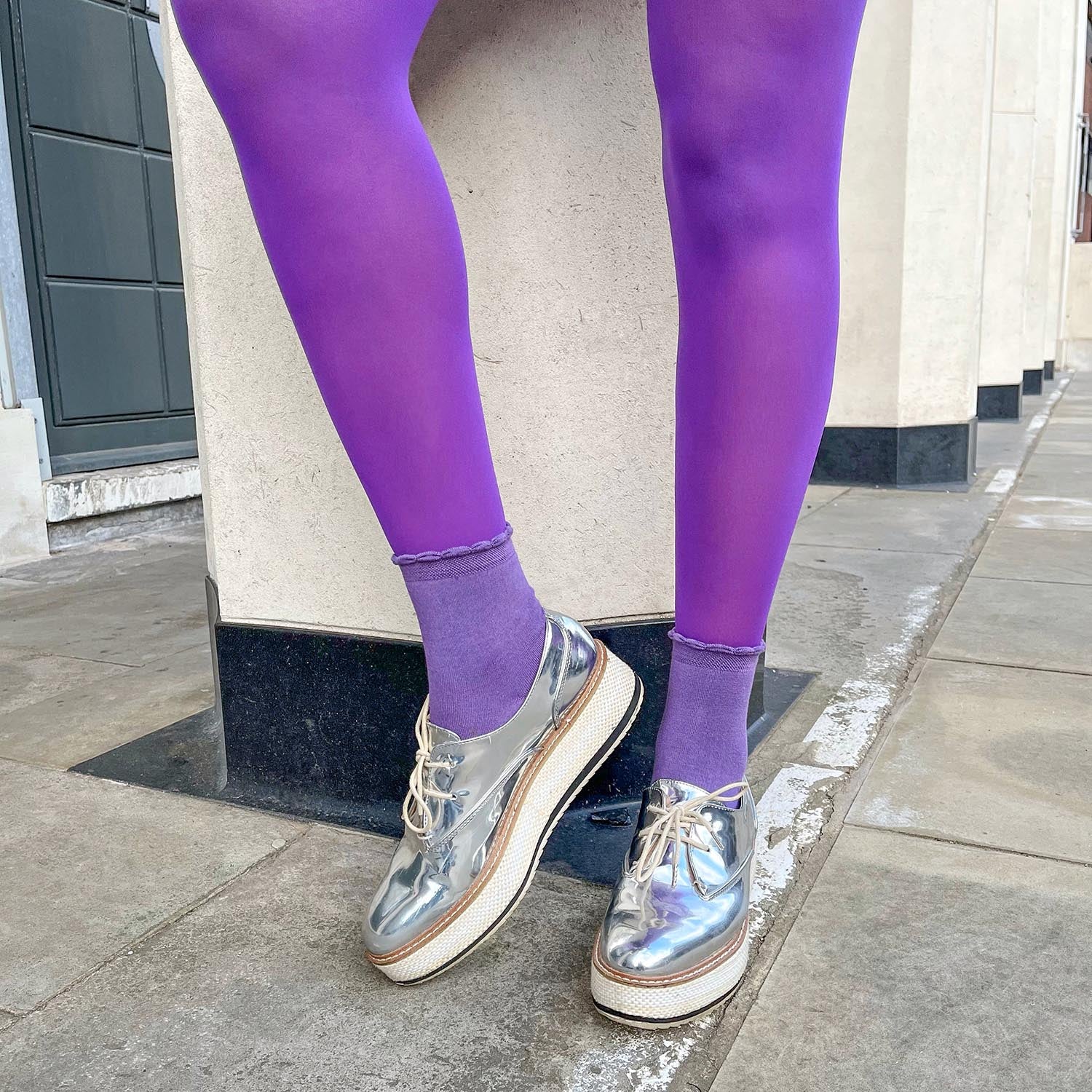 30 Denier Sheer Tights - Purple Haze - Zenithce