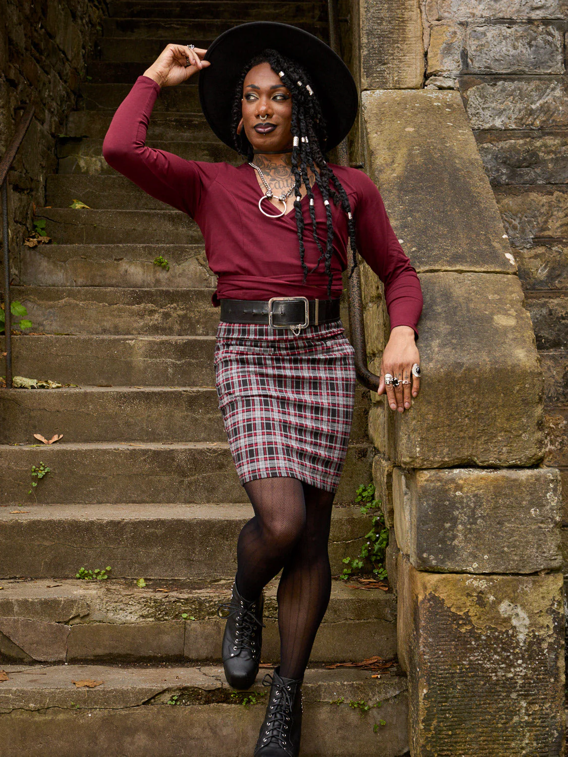 Plaid Mini Skirt - Bonnie - Zenithce