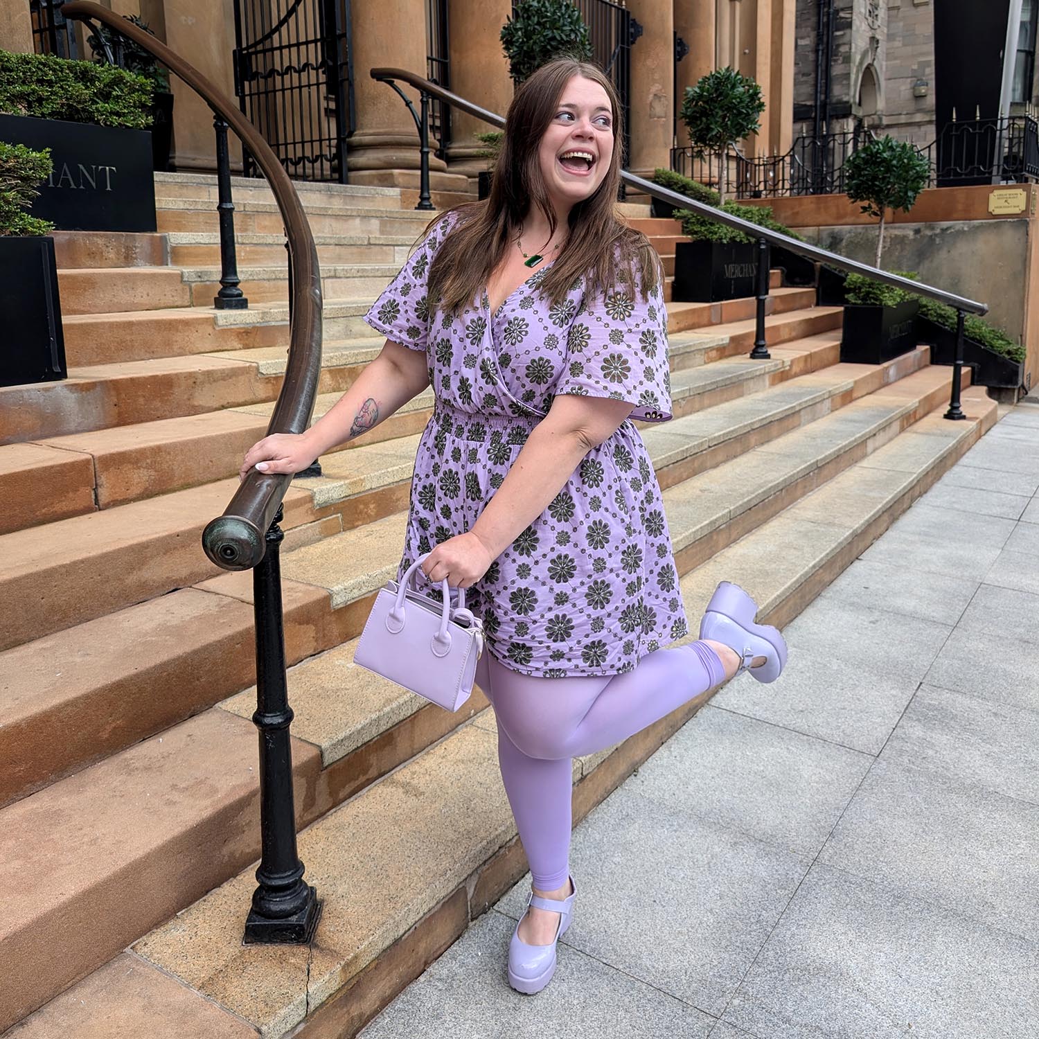 Broderie Anglaise Playsuit - Cassis de Violet - Zenithce