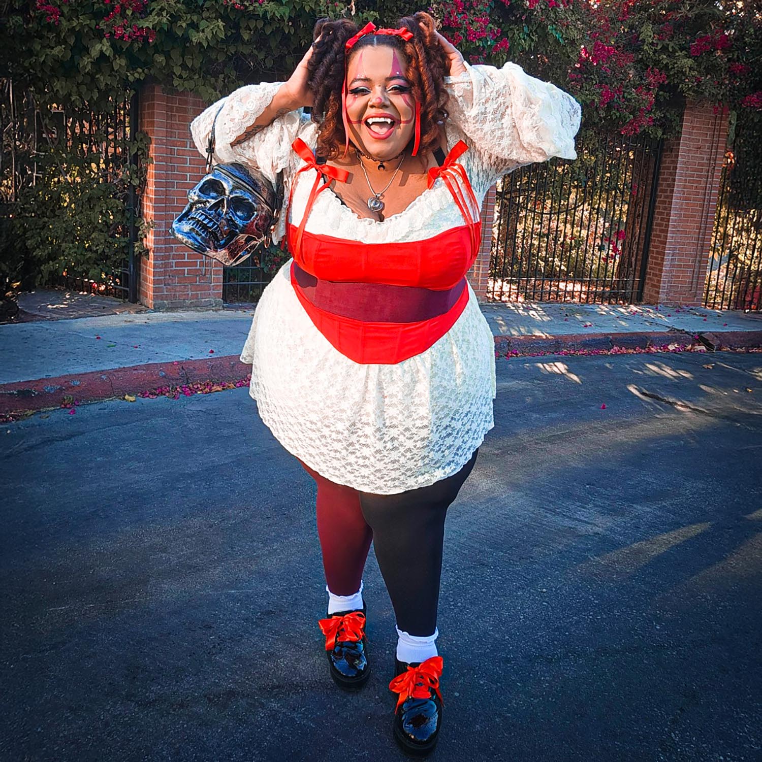 Duo Tights - Crimson Shadow - Zenithce