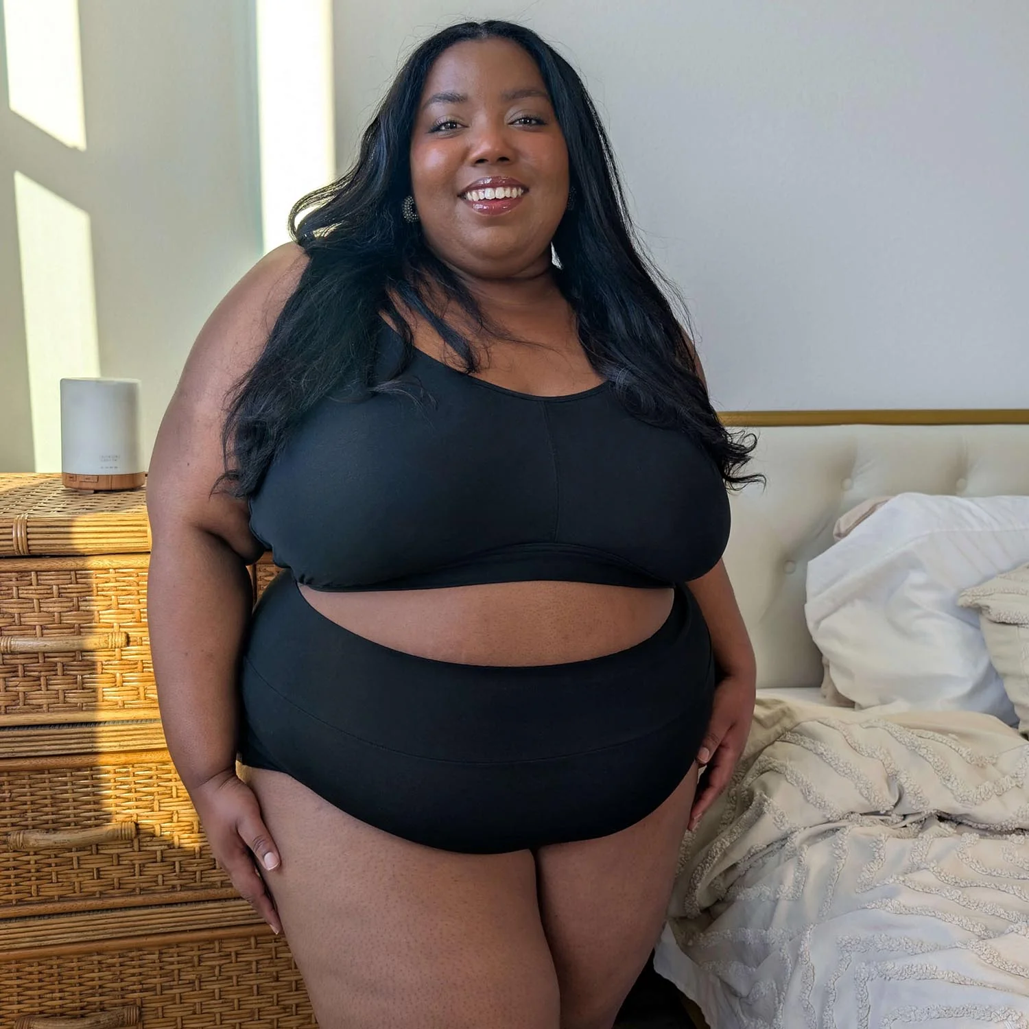 Organic Cotton Lacey Full Brief Knickers - Zenithce