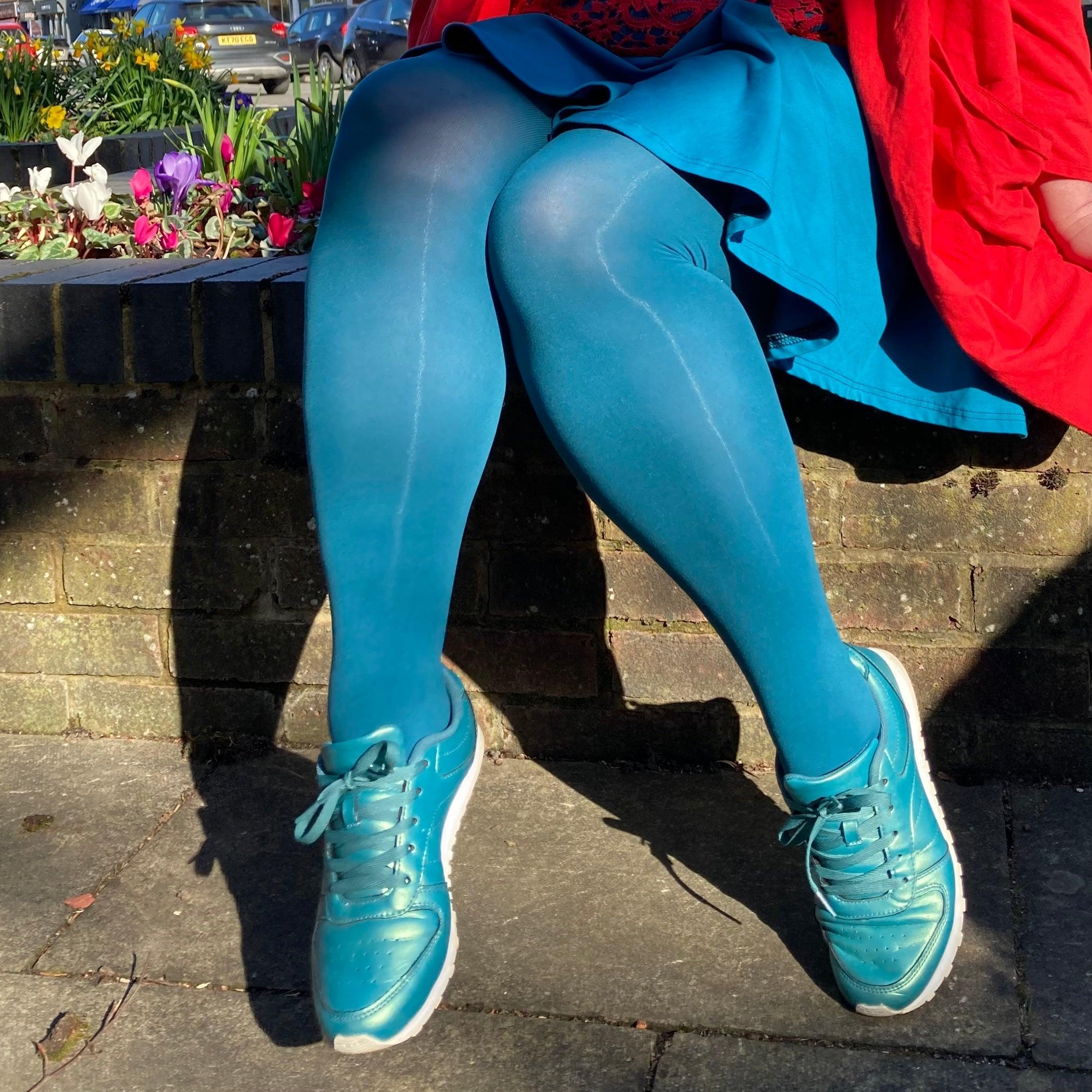 80 Denier Tights - Blueberry Muffin - Zenithce