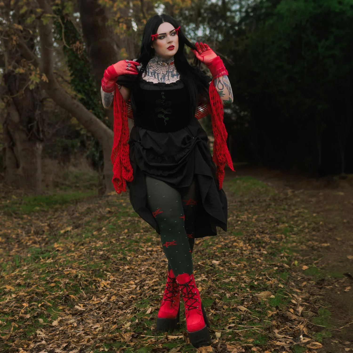 Christmas Tights - Woodland Magick - Zenithce