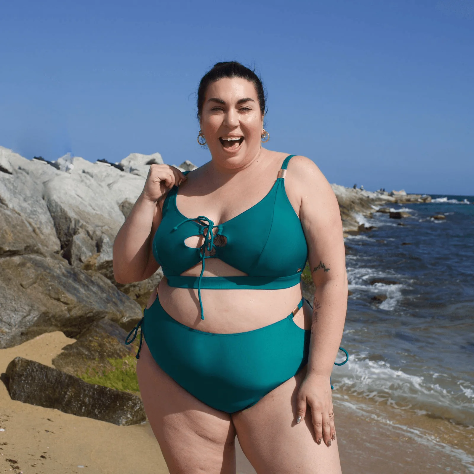 What Babe? Bikini Top - Teal - Zenithce