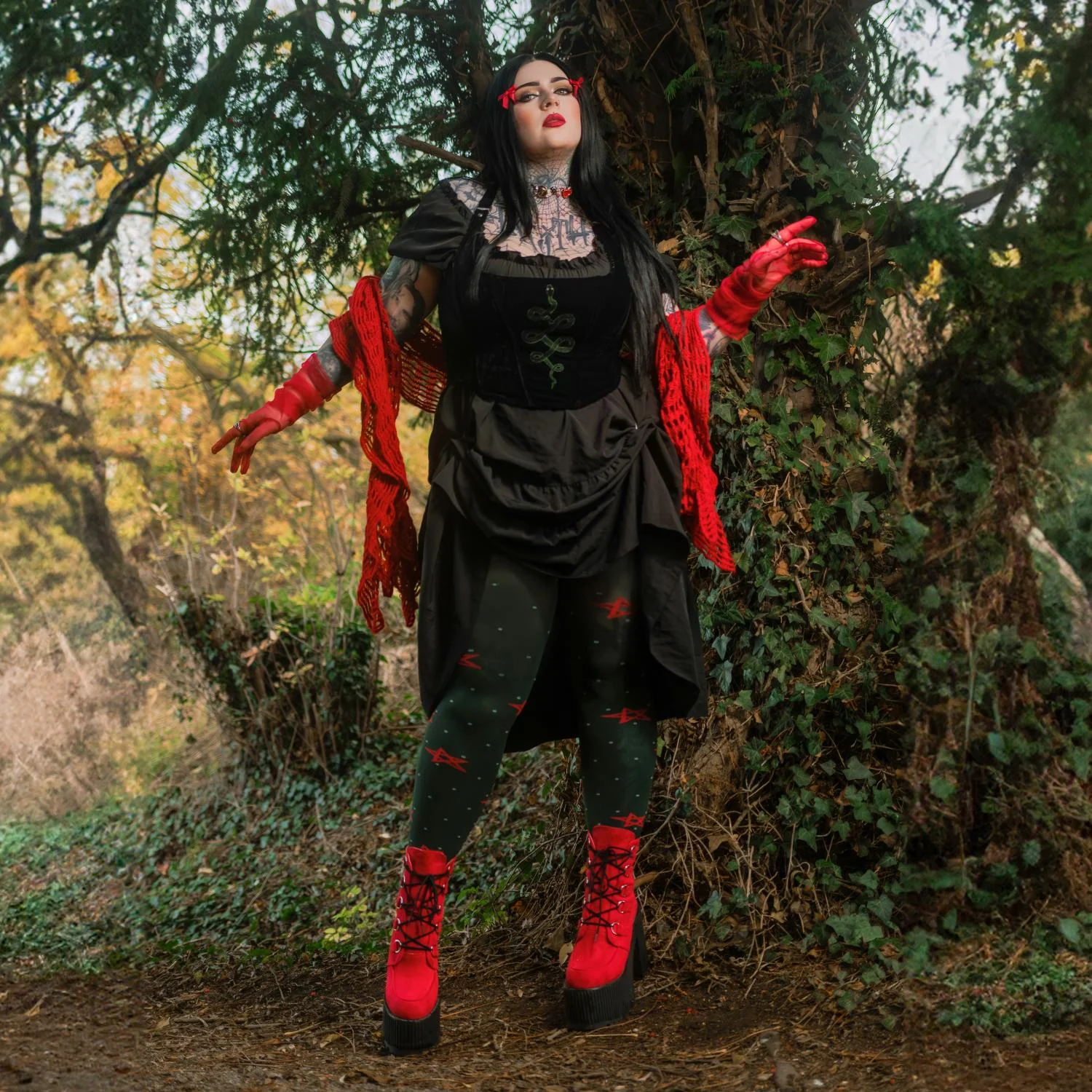 Christmas Tights - Woodland Magick - Zenithce