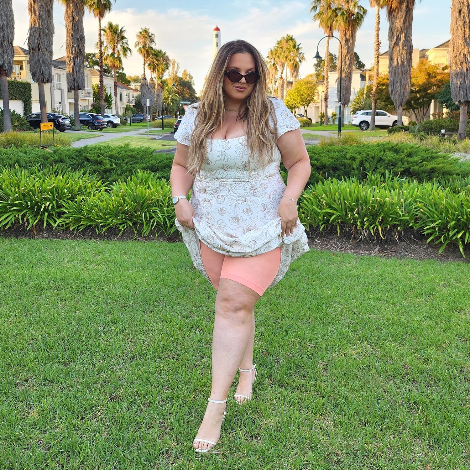 Stay Cool Chub Rub Shorts - Abricot - Zenithce