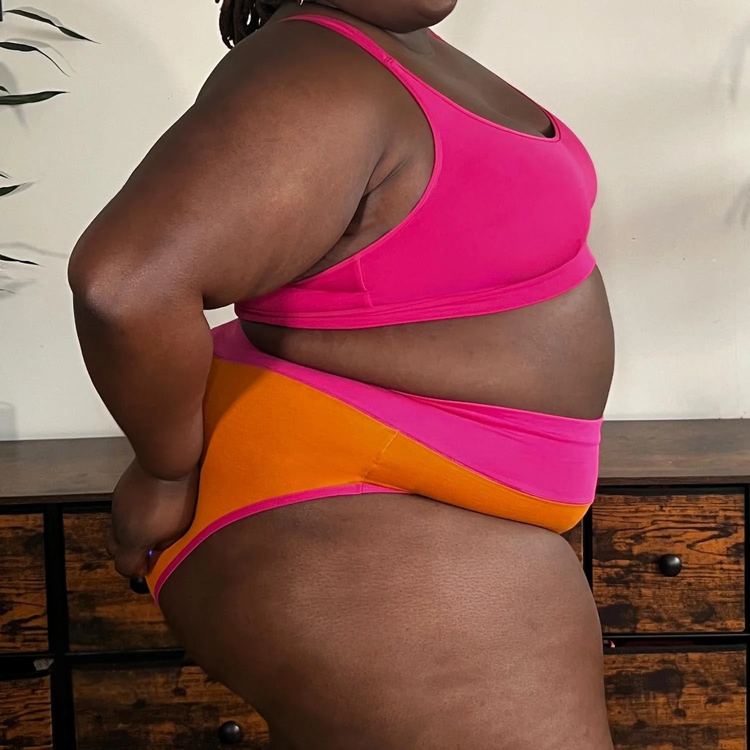 Organic Cotton Full Brief Duo Knickers - Papaya & Barbara - Zenithce