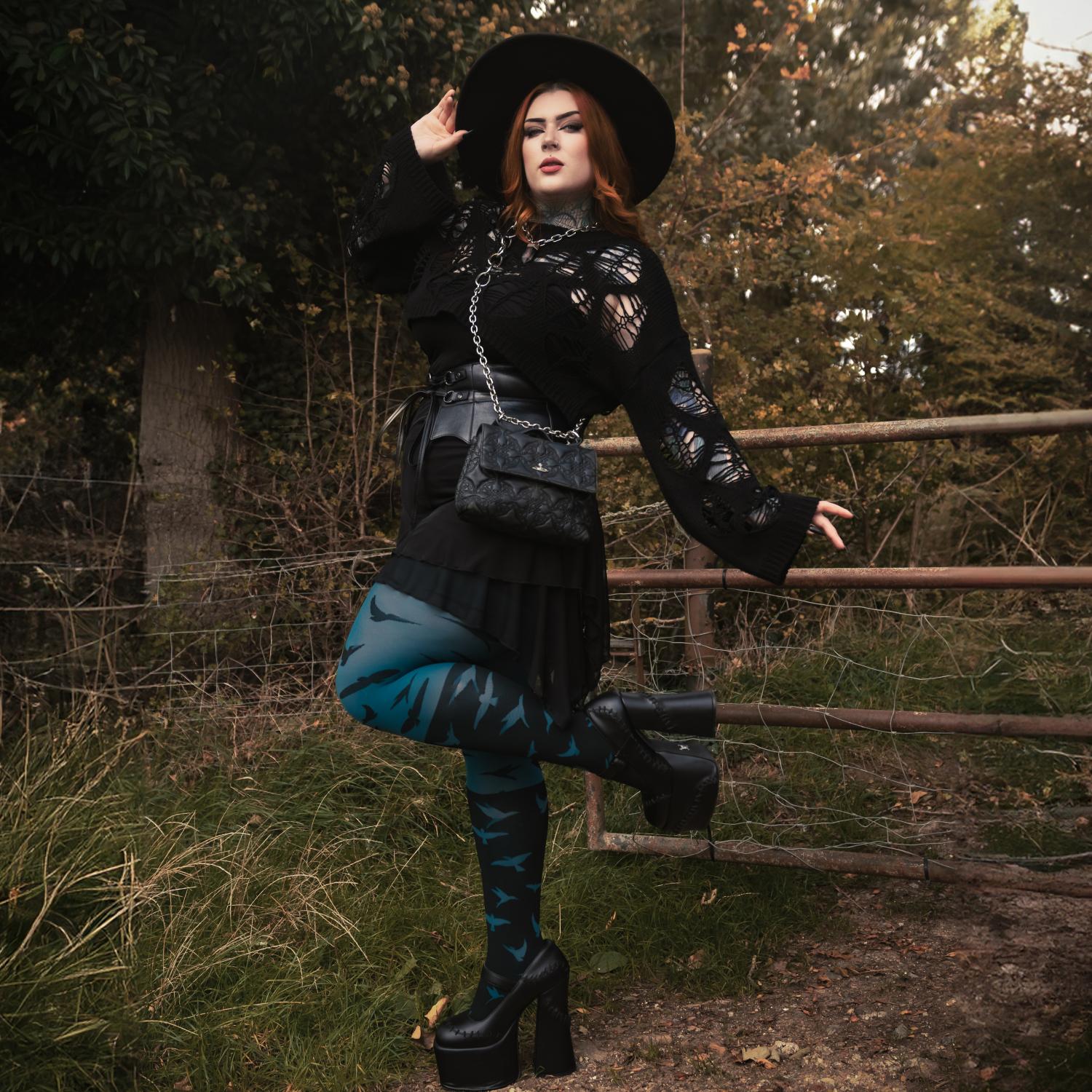 The Birds 80 Denier Tights - Aurora - Zenithce