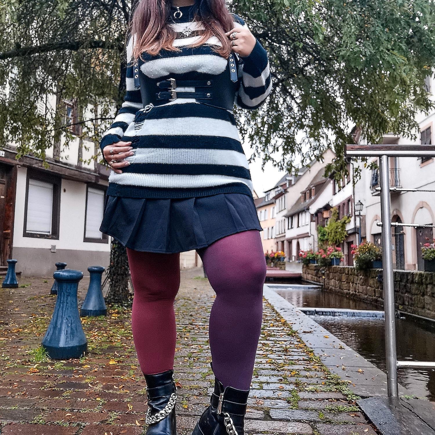 Duo Tights - Plurgundy - Zenithce