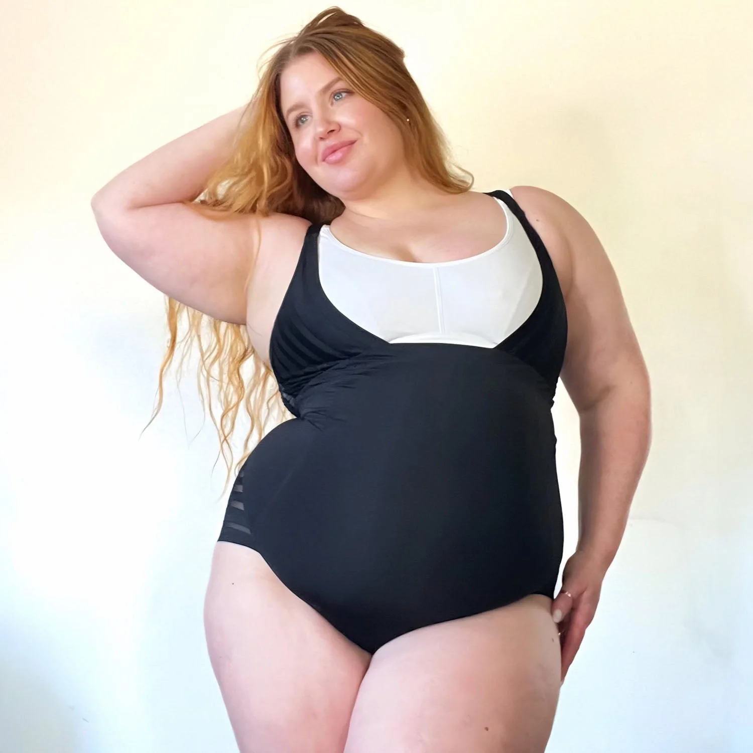 Smoothwear Open Bust Bodysuit - Black - Zenithce