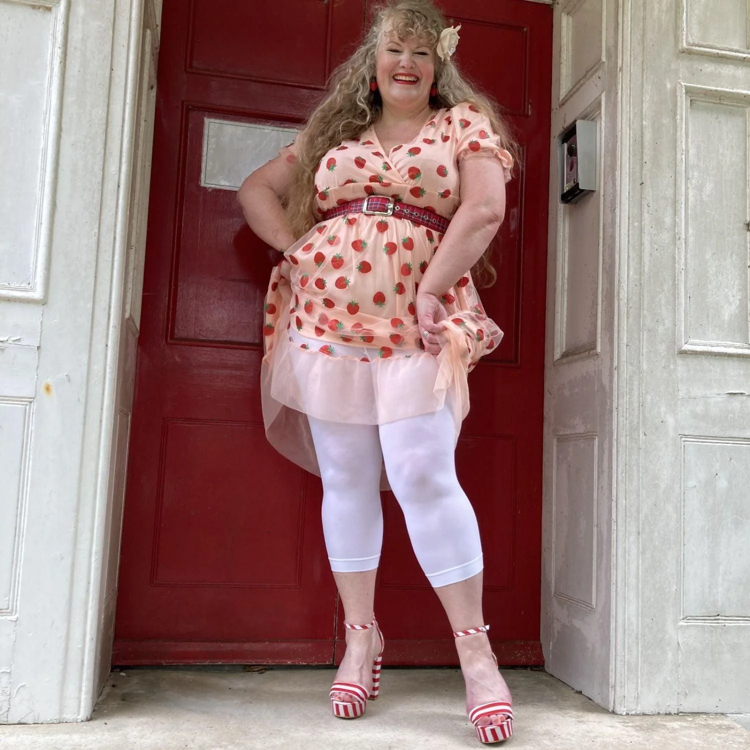 Stay Cool Capri Tights - White - Zenithce