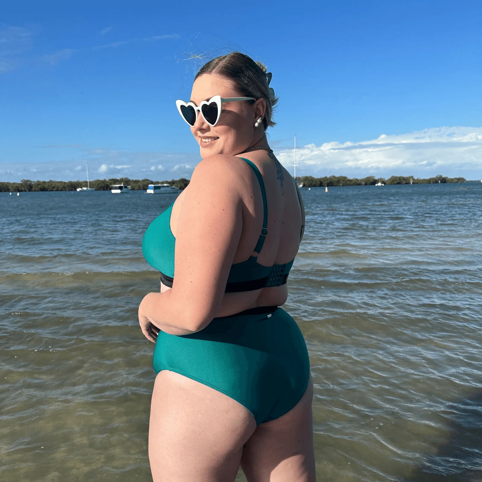 Hasta La Vista Bikini Bottoms - Teal - Zenithce