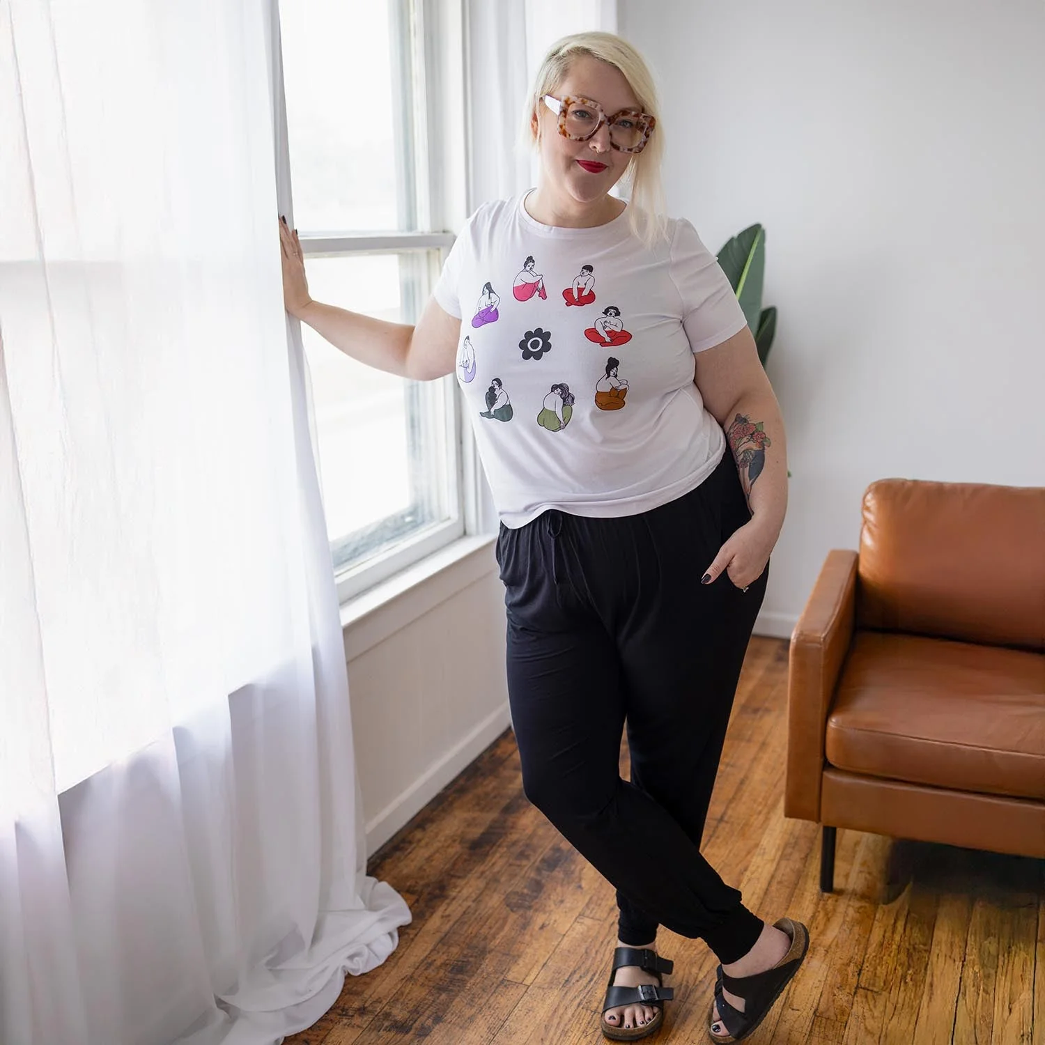 Bamboo Lounge Joggers - Black - Zenithce