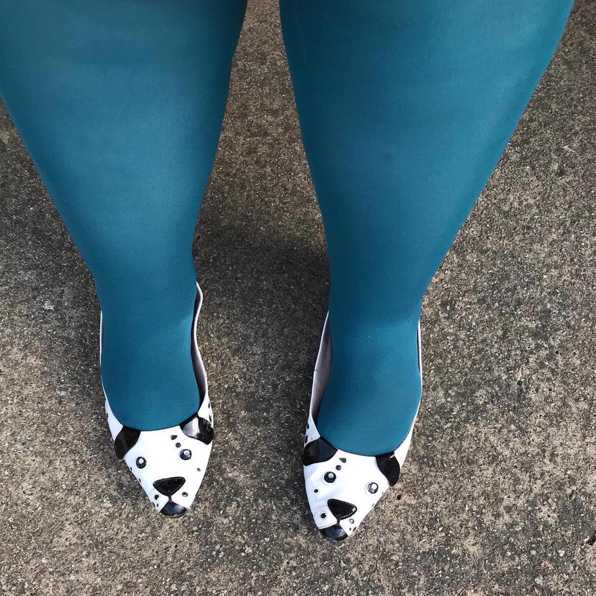 80 Denier Tights - Blueberry Muffin - Zenithce