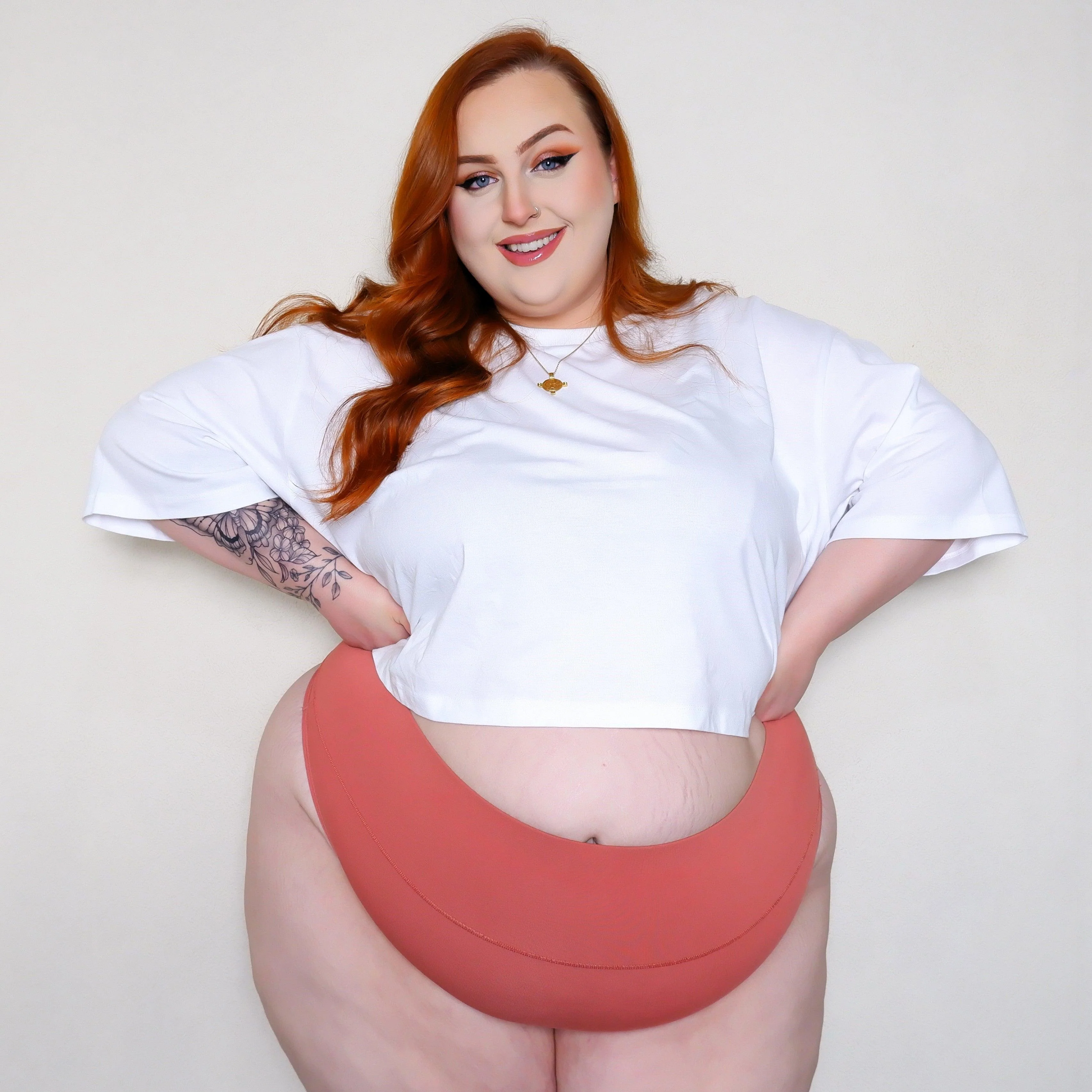 Organic Cotton Thong - Peach Party - Zenithce