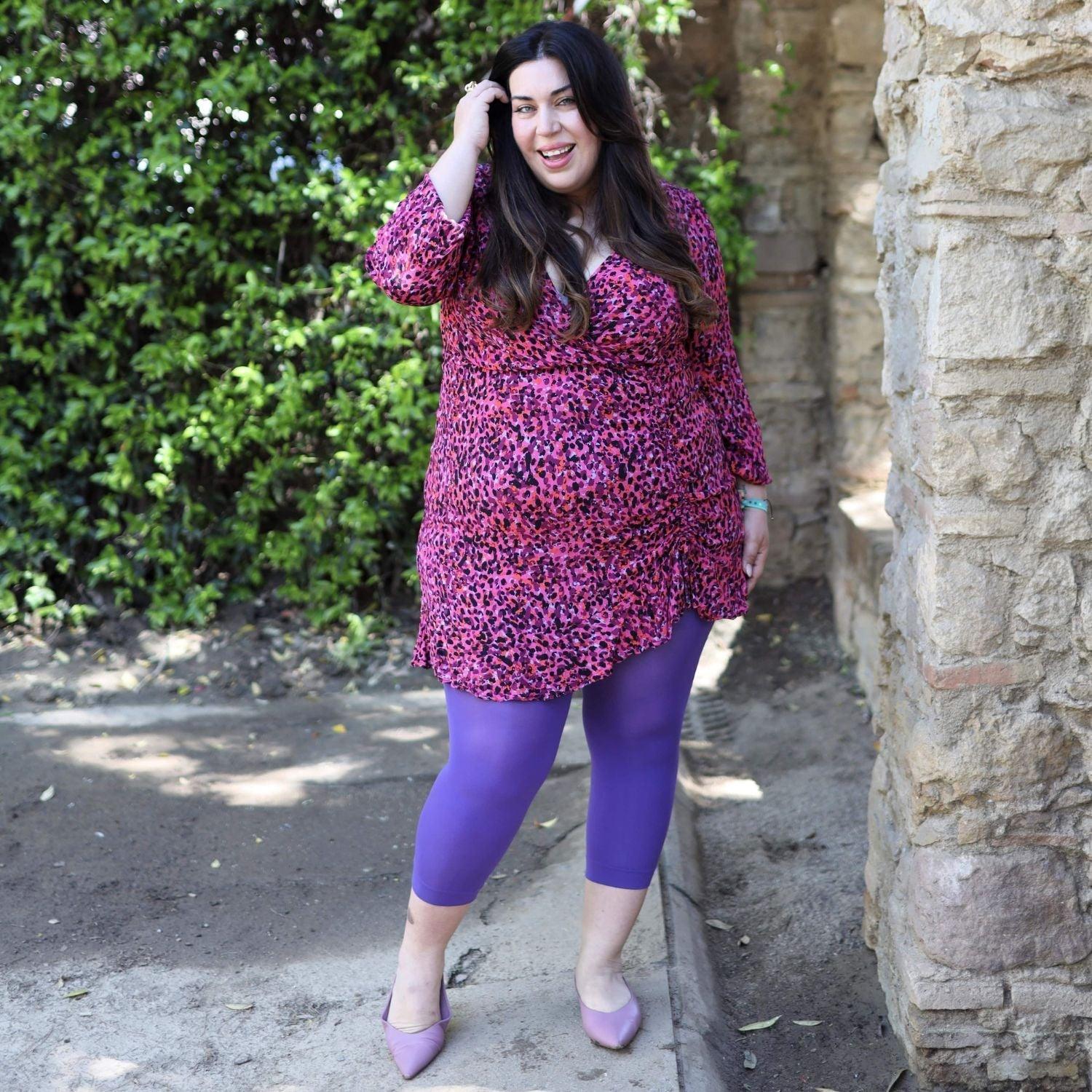 Stay Cool Capri Tights - Iris - Zenithce