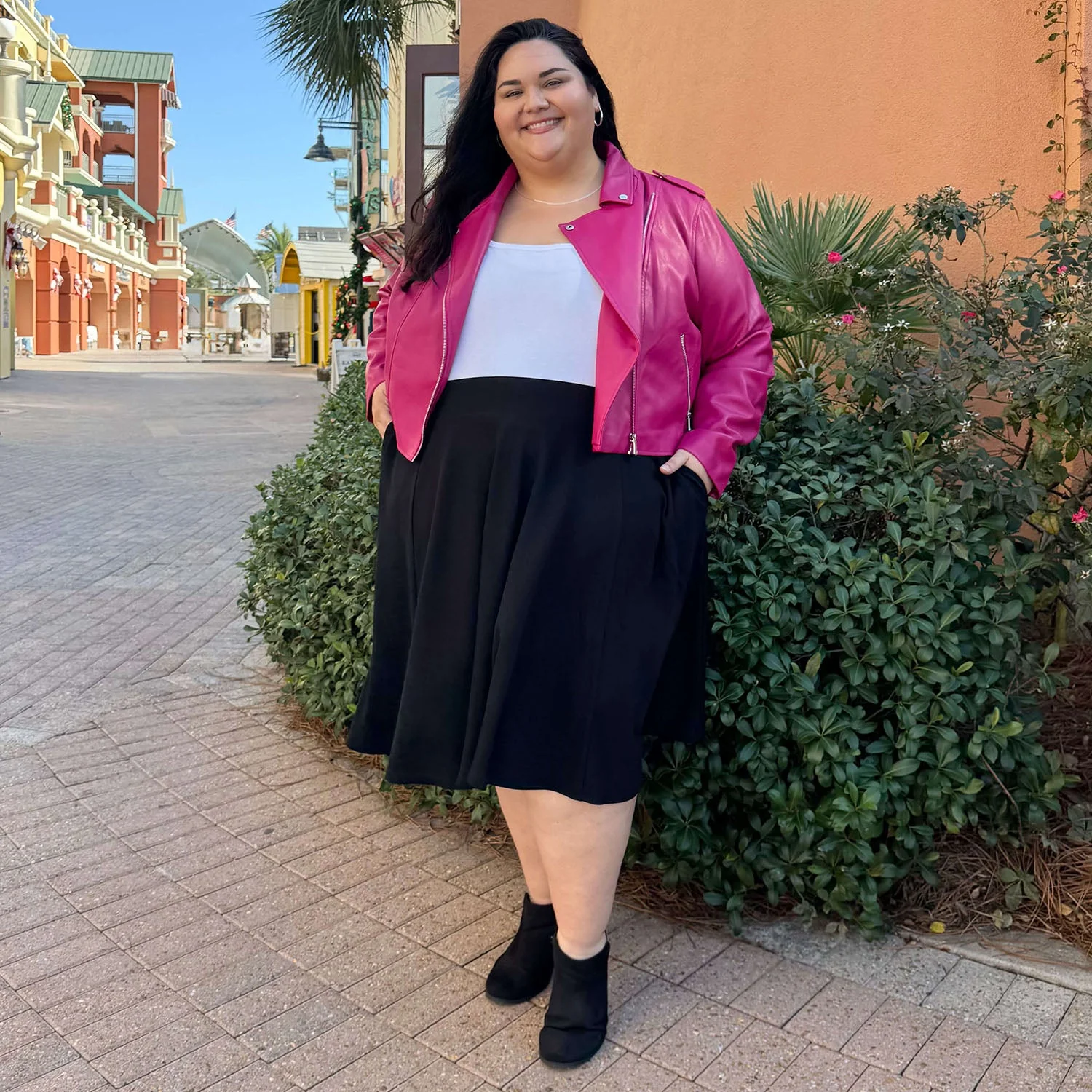 Flare Skirt - Black (V2) - Zenithce