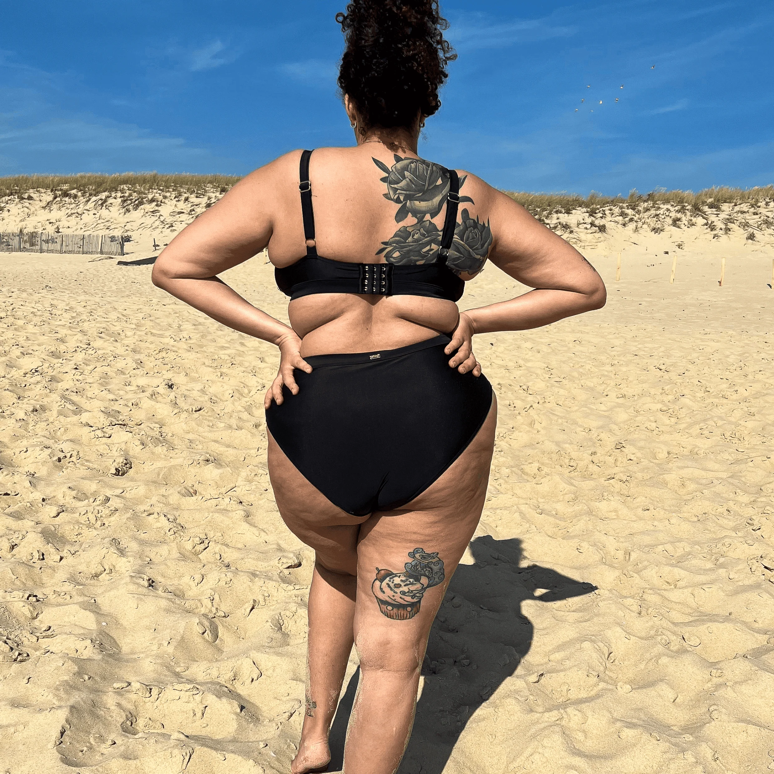 Hasta La Vista Bikini Bottoms - Black - Zenithce