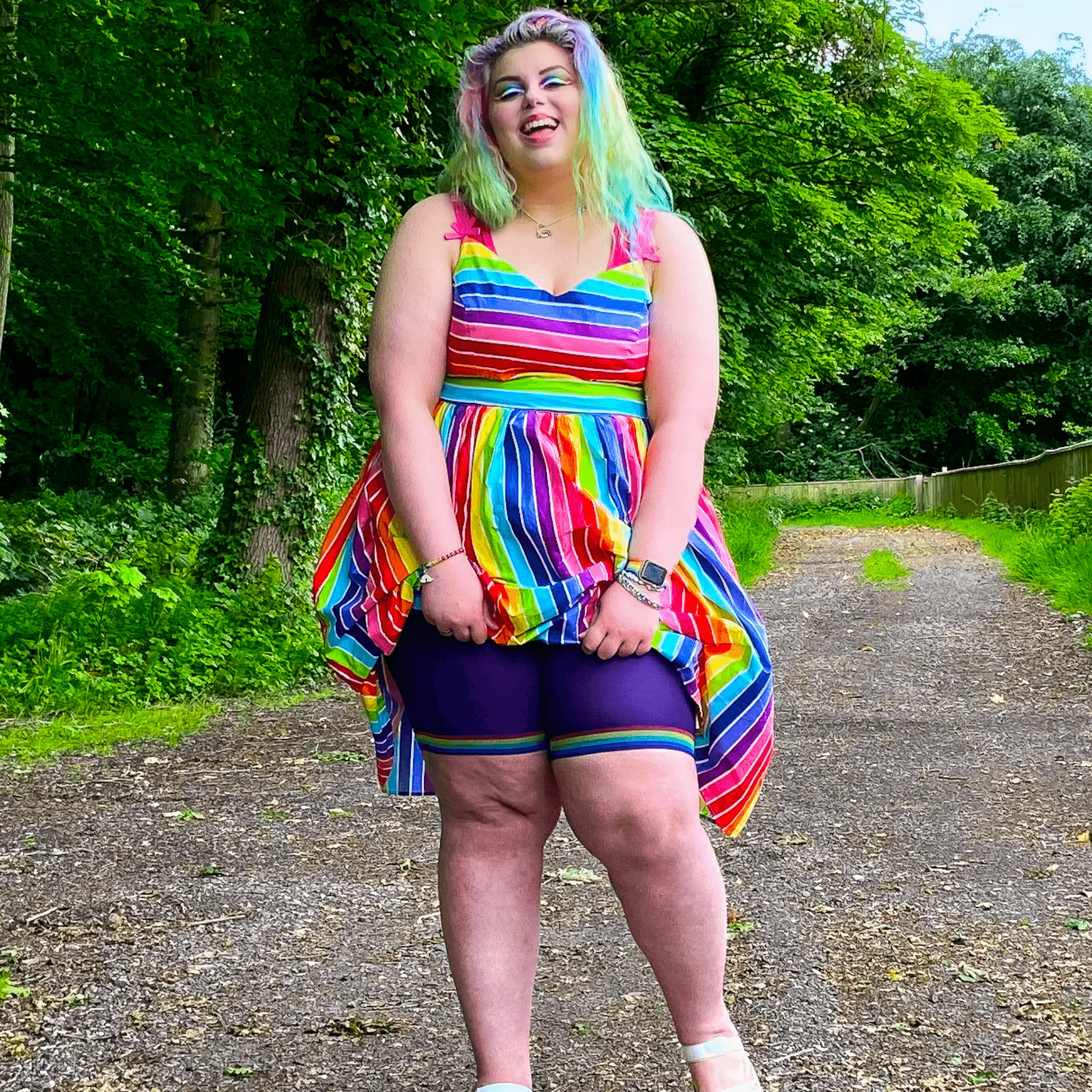 Stay Cool Chub Rub Shorts - Pride - Human Nature - Zenithce