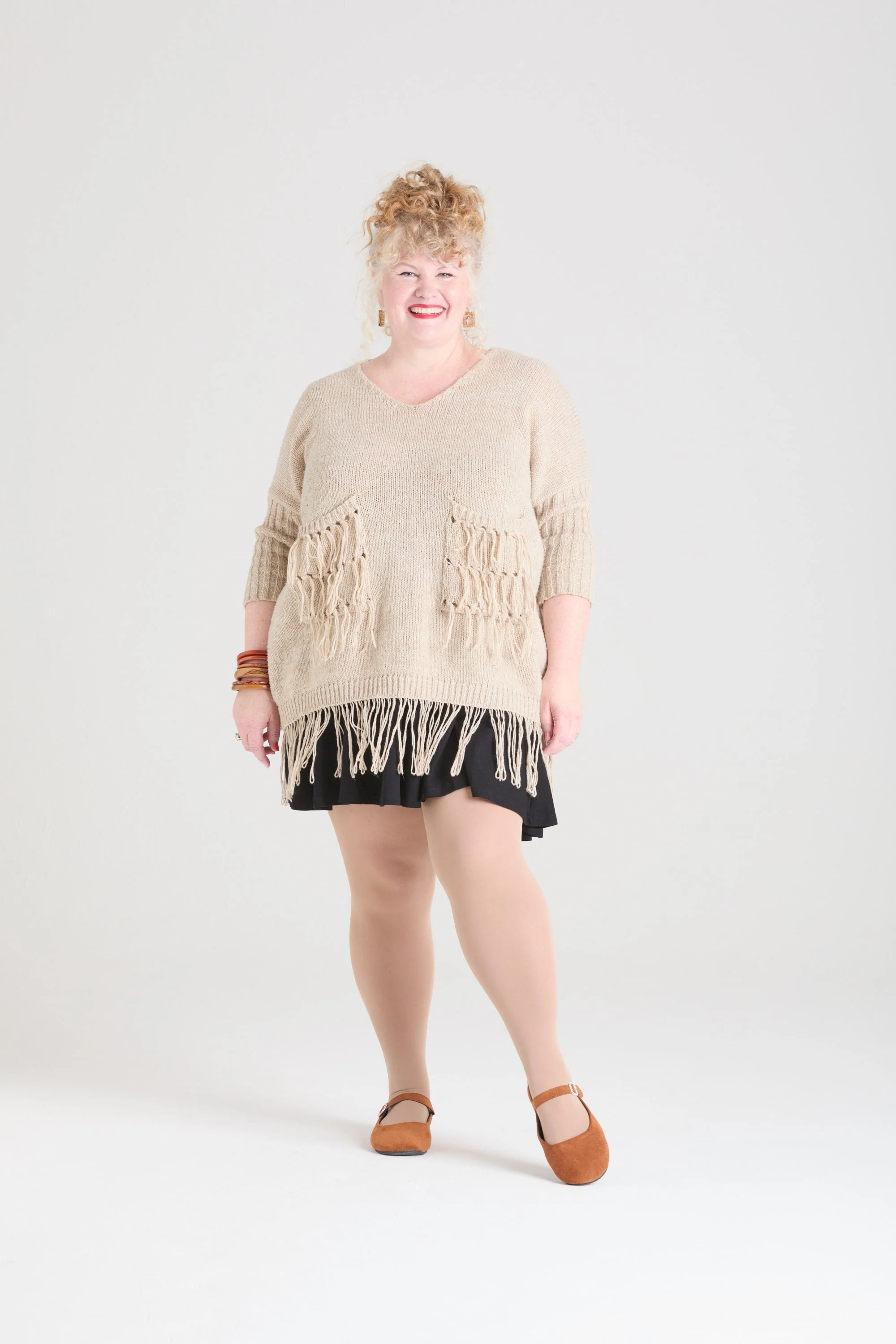 80 Denier Tights - Builders Tea - Zenithce