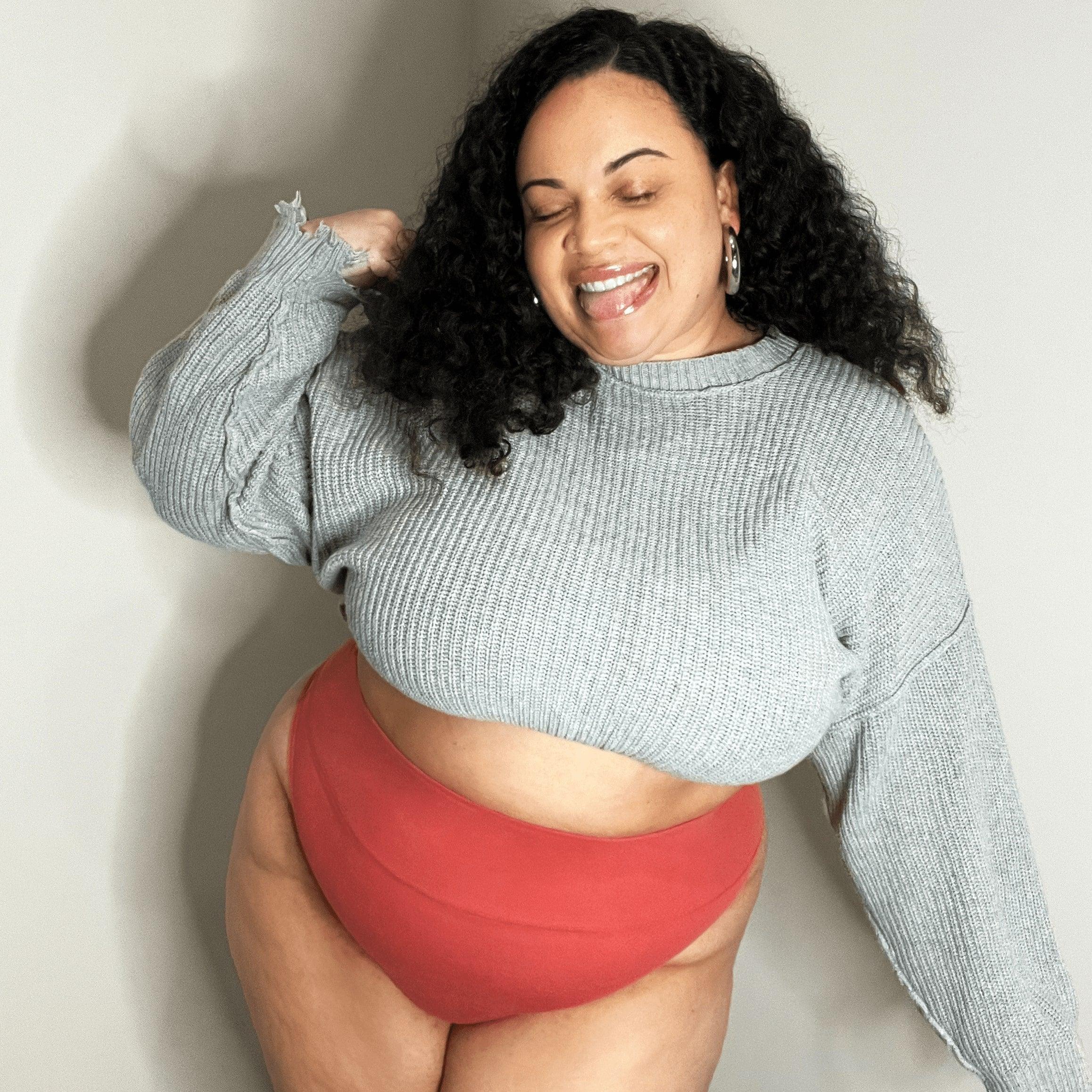 Organic Cotton Thong - Peach Party - Zenithce