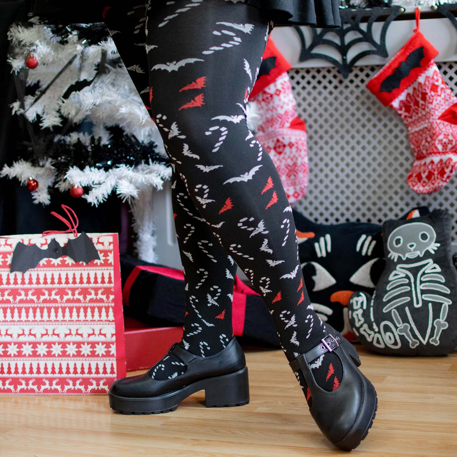 Christmas Tights - Bad Santa - Zenithce