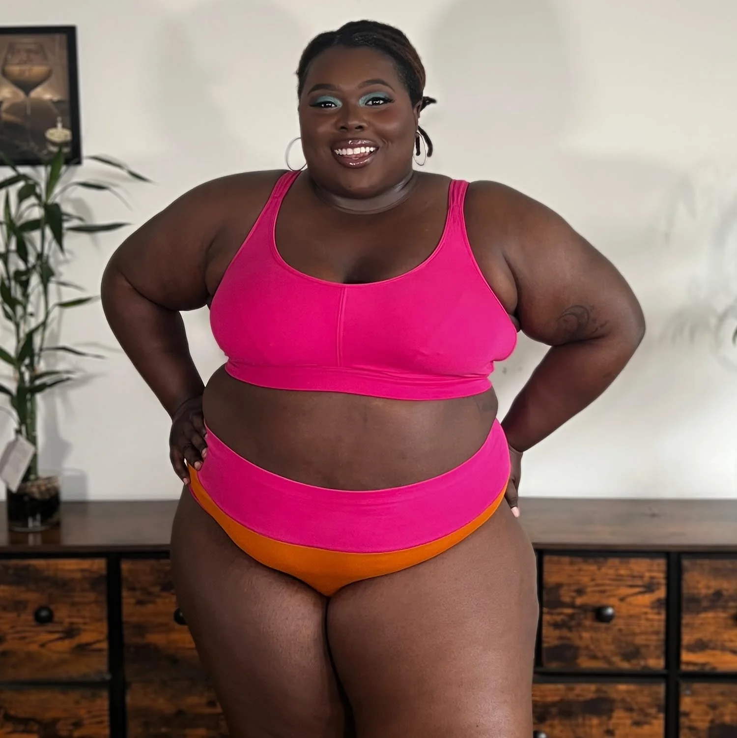 Organic Cotton Full Brief Duo Knickers - Papaya & Barbara - Zenithce