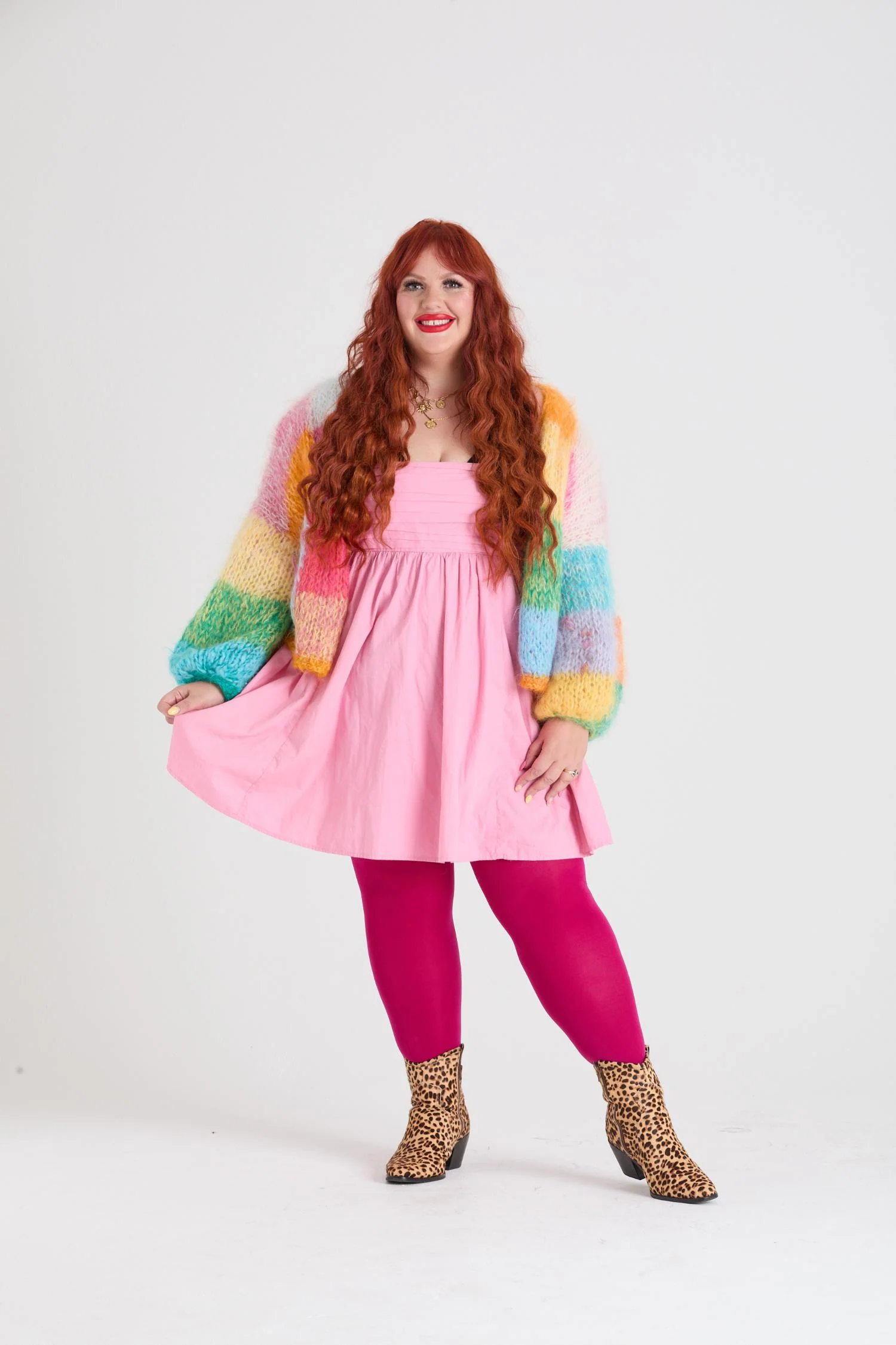 80 Denier Tights - Raspberry Pie - Zenithce