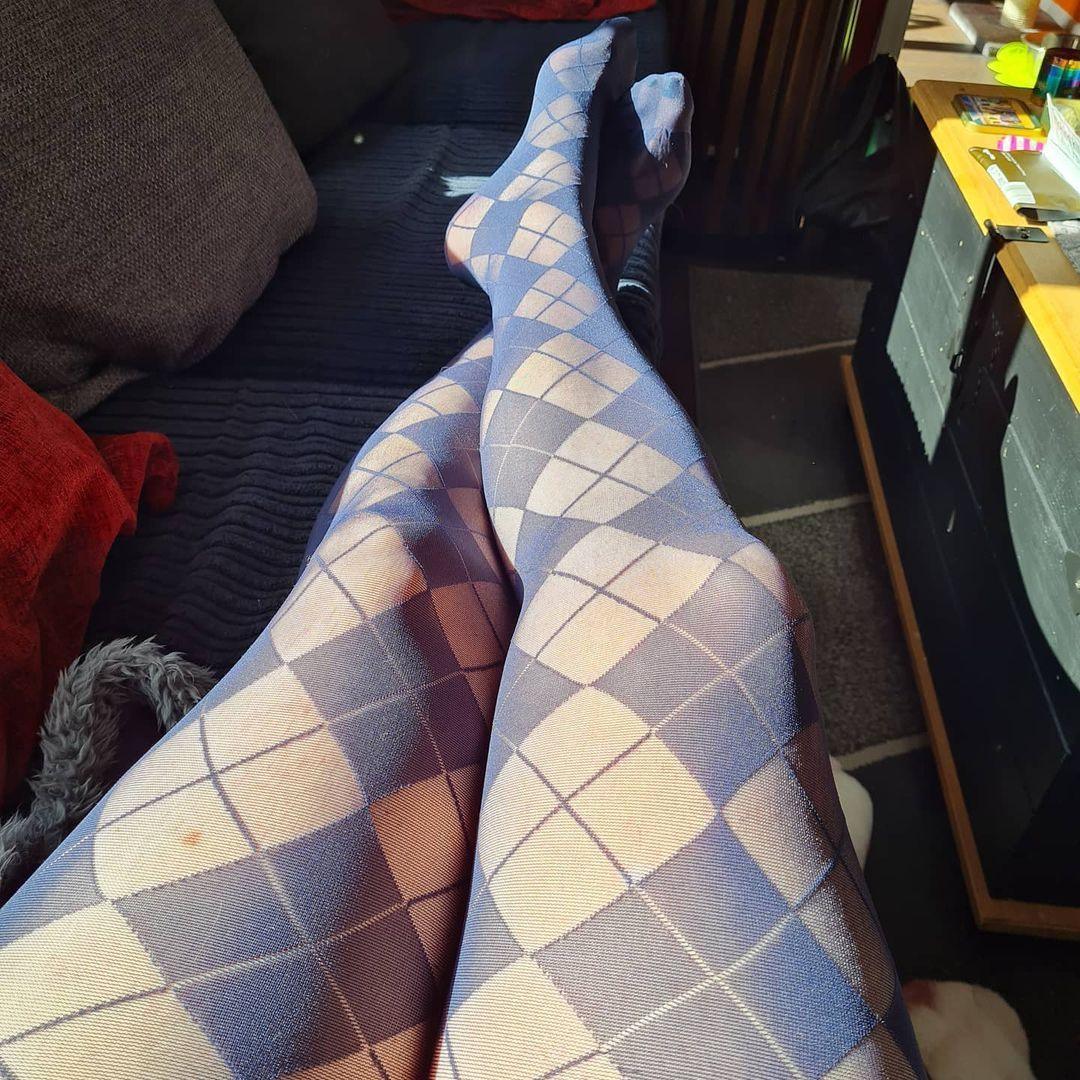 Diamond Tights - Navy - Zenithce