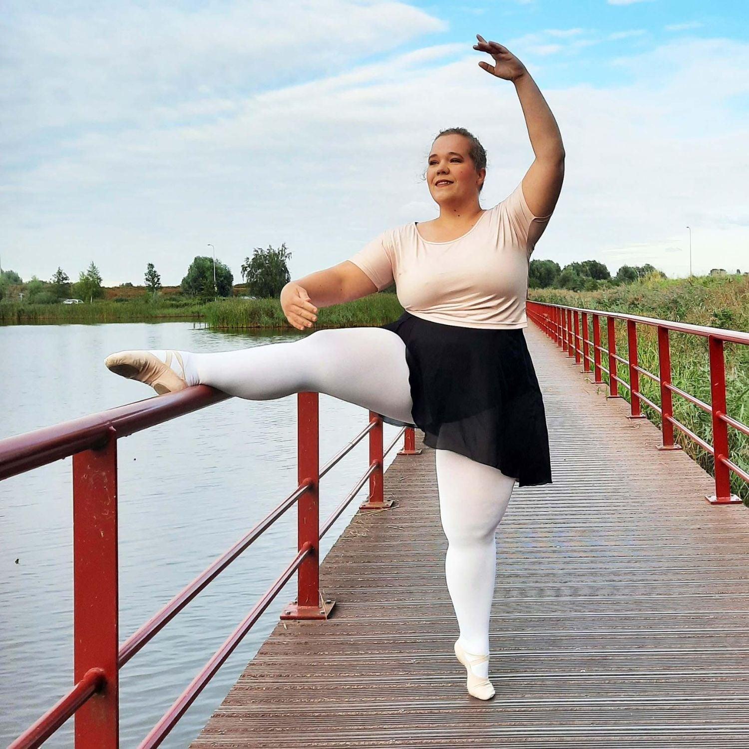 Convertible Dance Tights - White - Zenithce