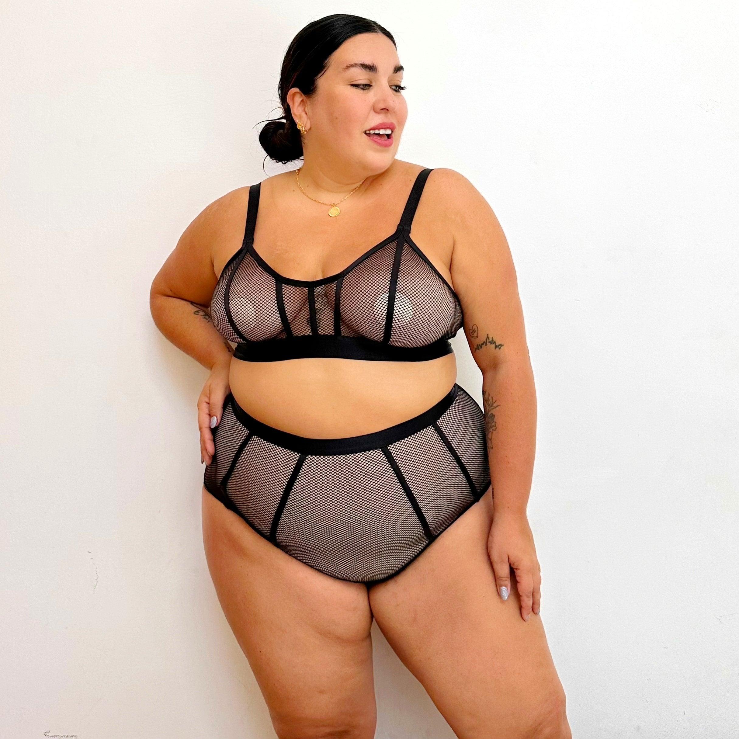 Kitty Fishnet Knickers - Zenithce