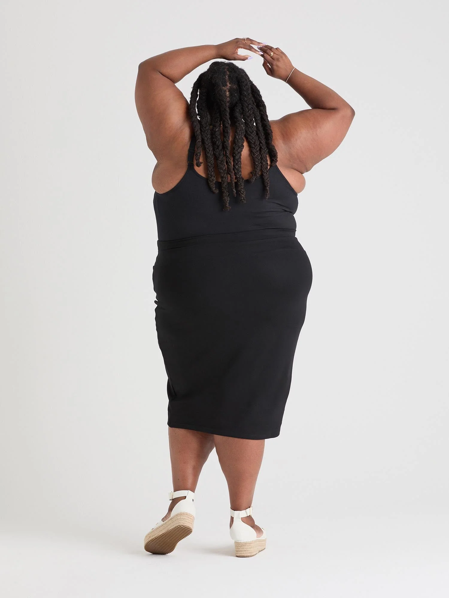 Pencil Skirt - Black (V2) - Zenithce