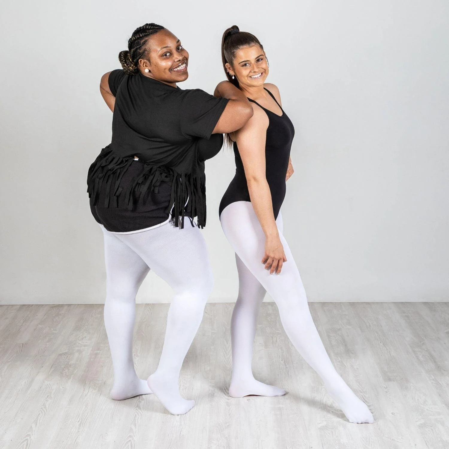 Convertible Dance Tights - White - Zenithce