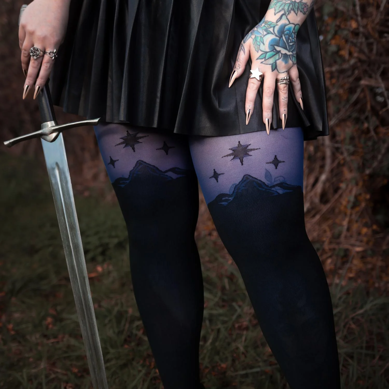 ACOTAR Tights - Bow Before No One - Zenithce