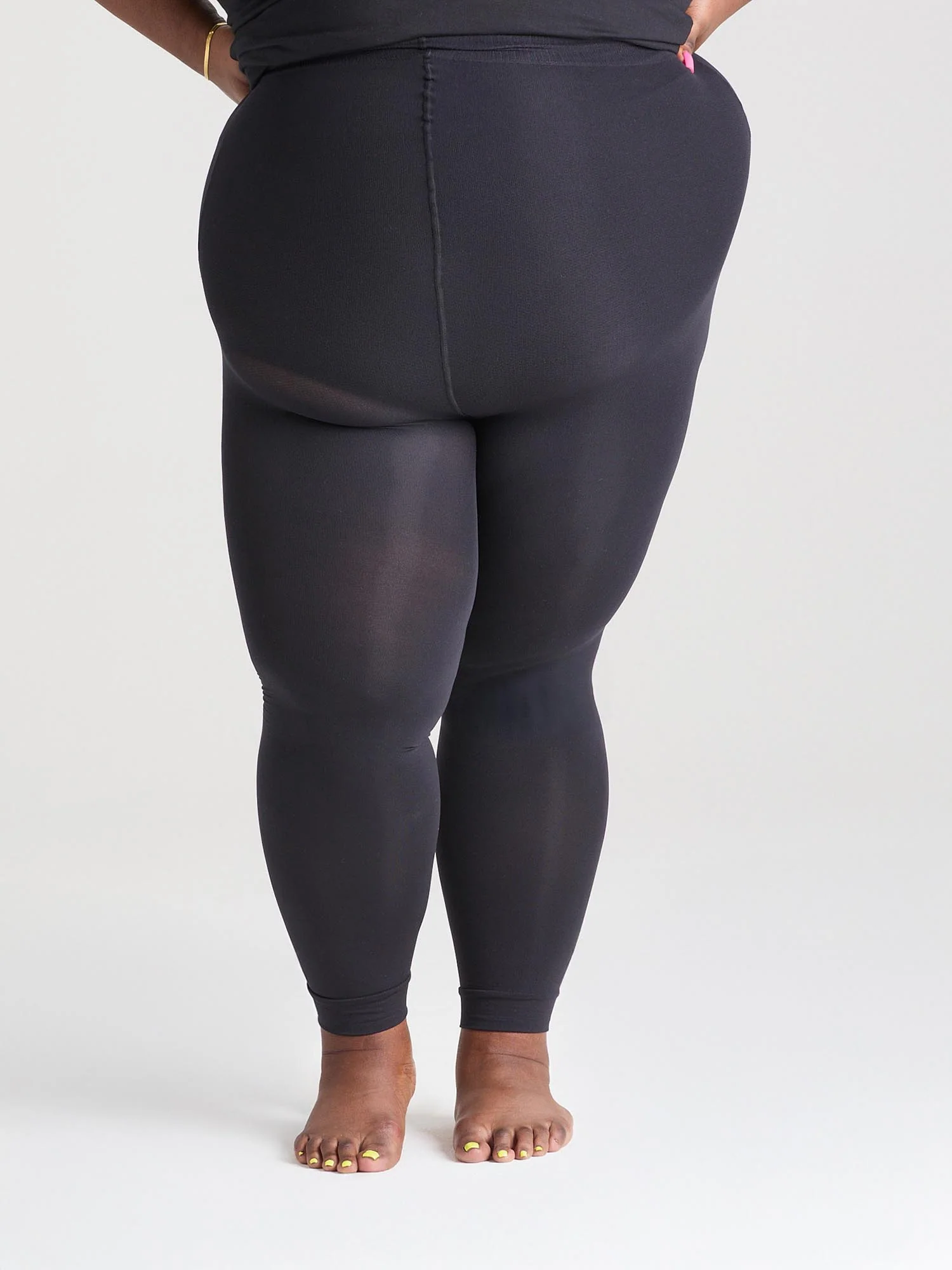 Footless Tights - Black - Zenithce