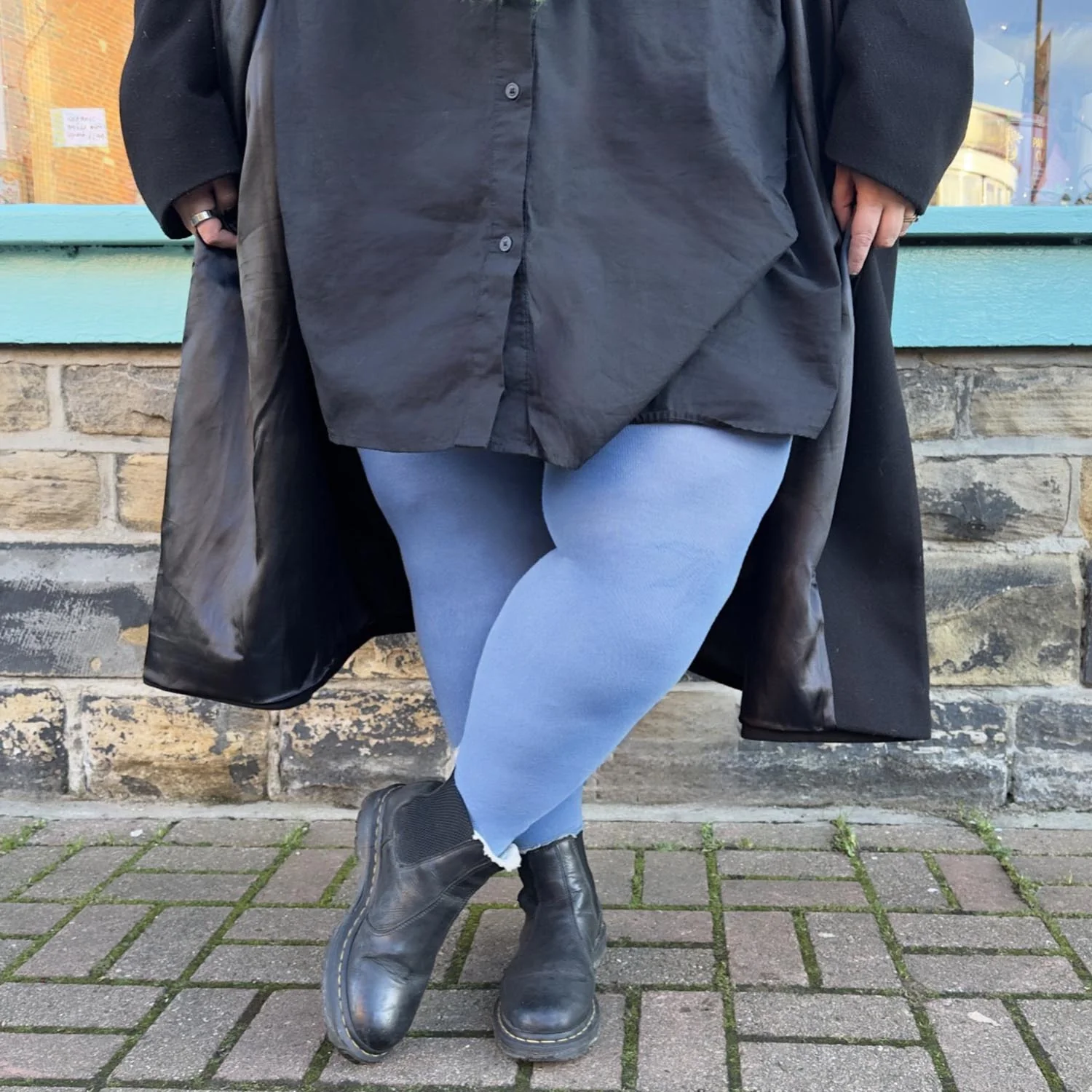 Bamboo Tights - Denim - Zenithce