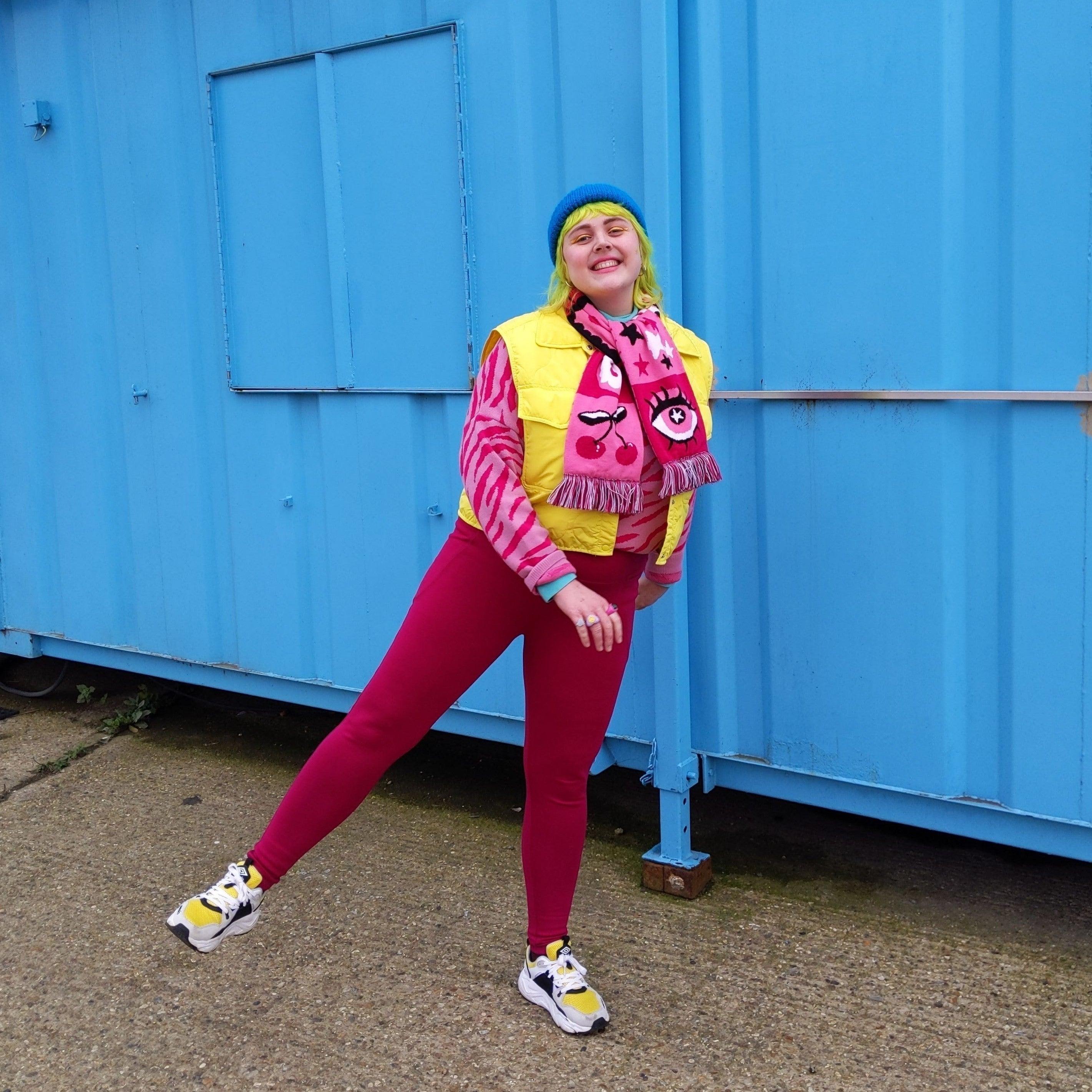 Squat Proof Leggings (Long) - Raspberry Pie - Zenithce