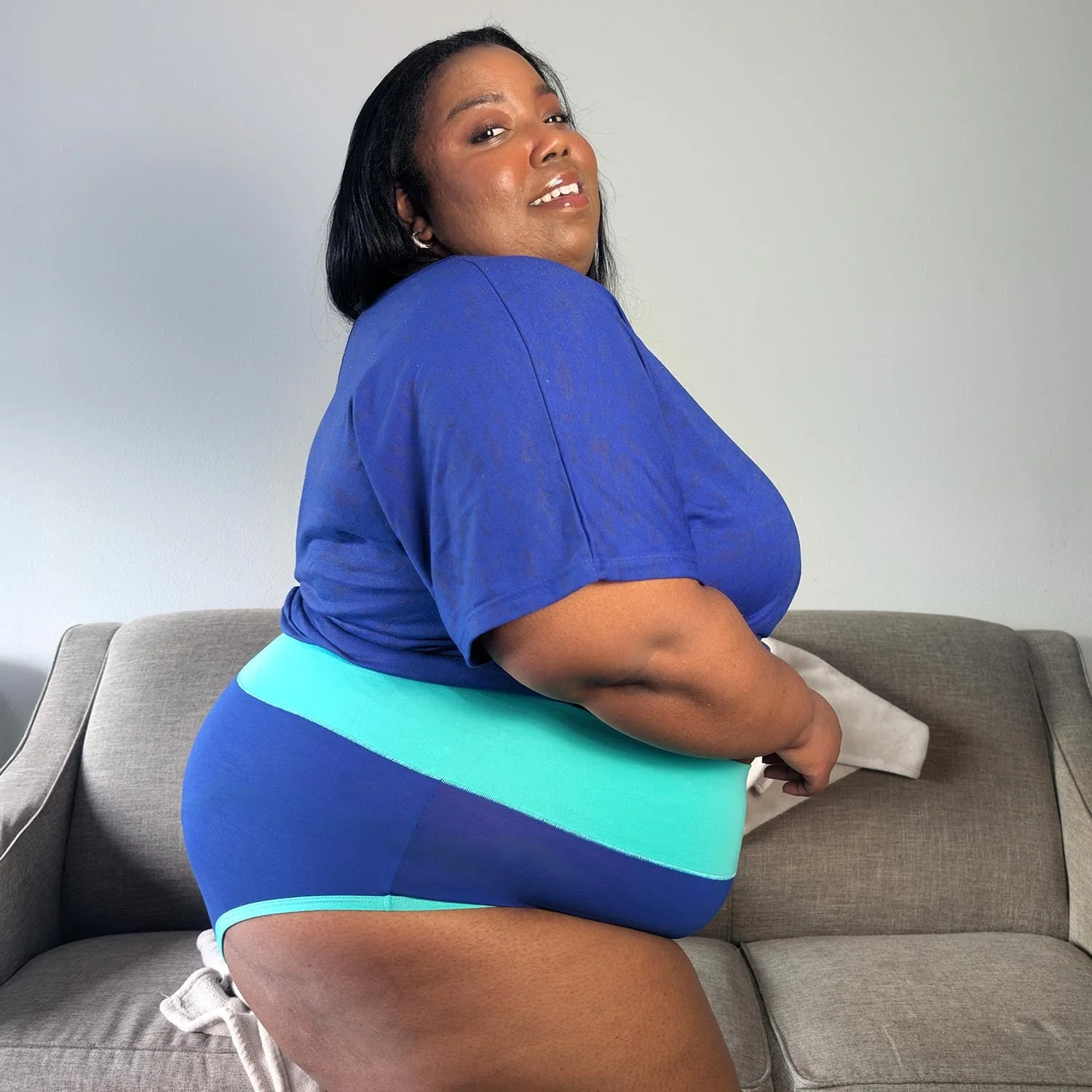 Organic Cotton Full Brief Duo Knickers - Arabesque & Mint - Zenithce