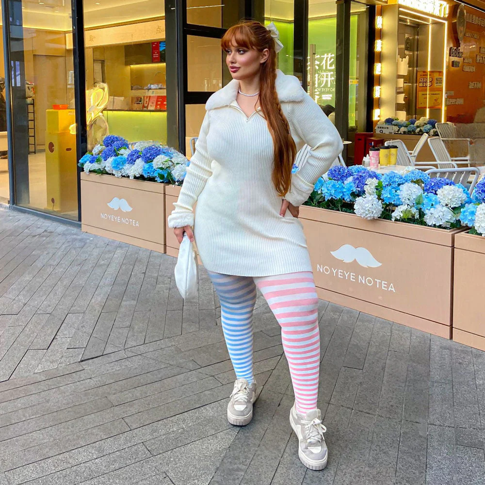 Duo Tights - Blush Breeze - Zenithce