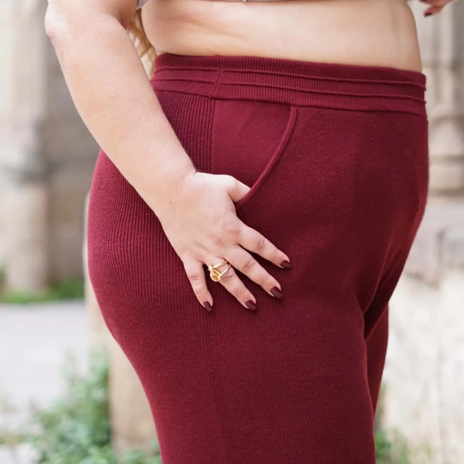 Knit Jumper & Wide Leg Trousers Roast Bundle - Zenithce