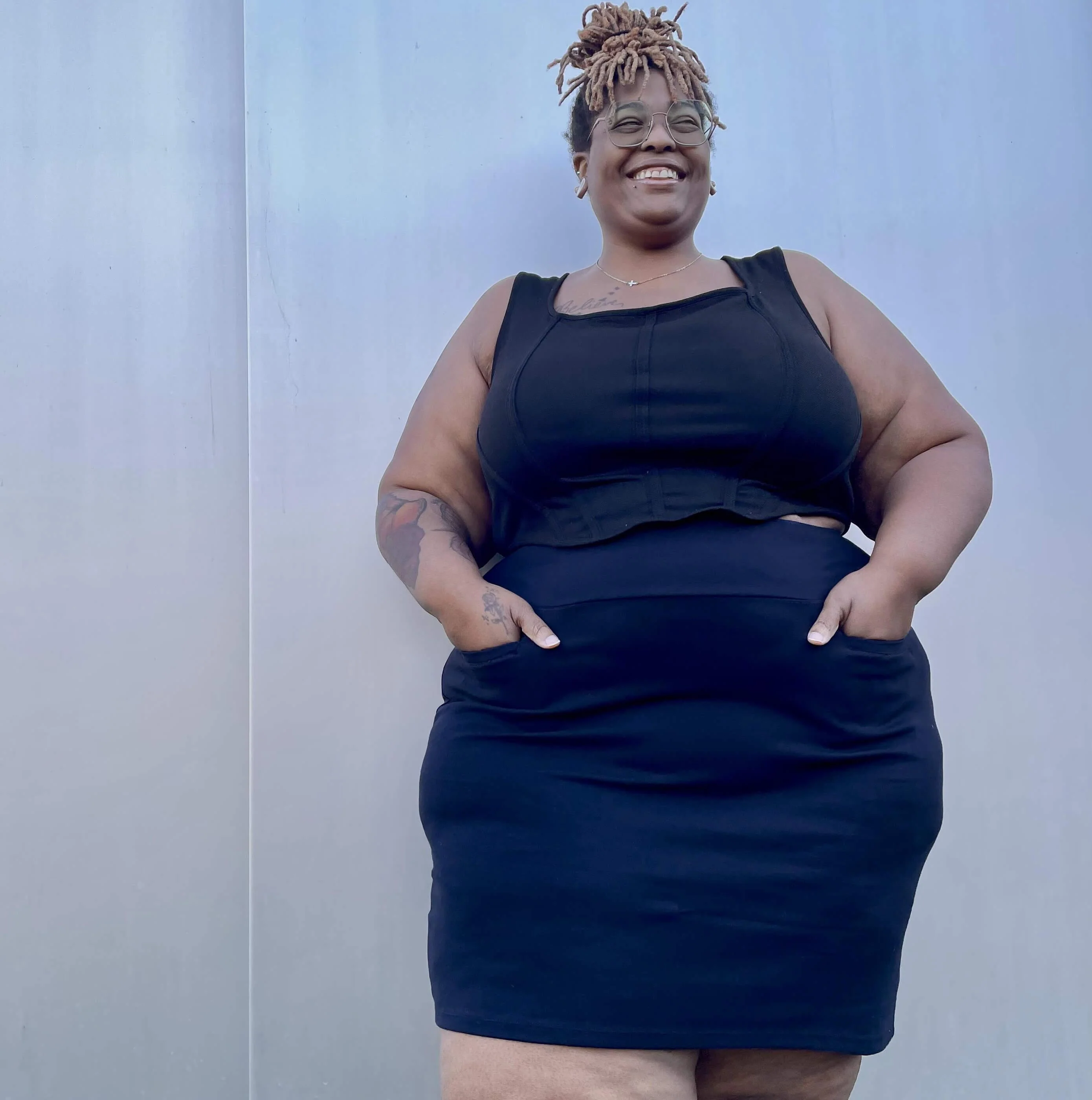 Mini Skirt - Navy - Zenithce