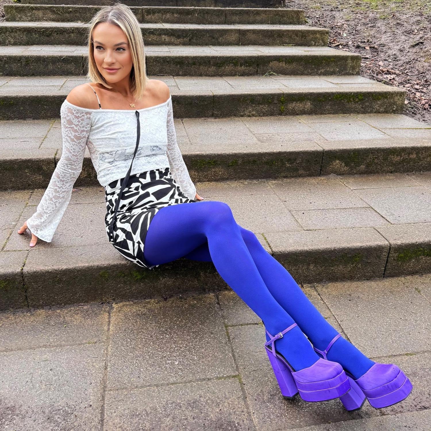 80 Denier Tights - Aretha - Zenithce