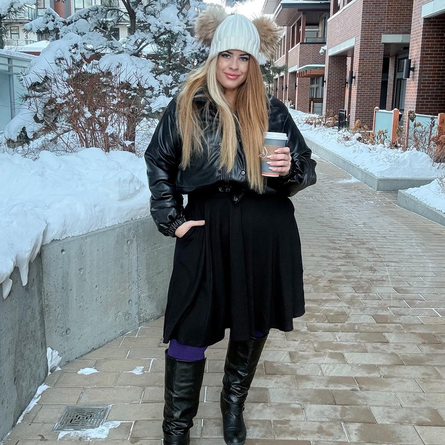 Flare Skirt - Black (V2) - Zenithce