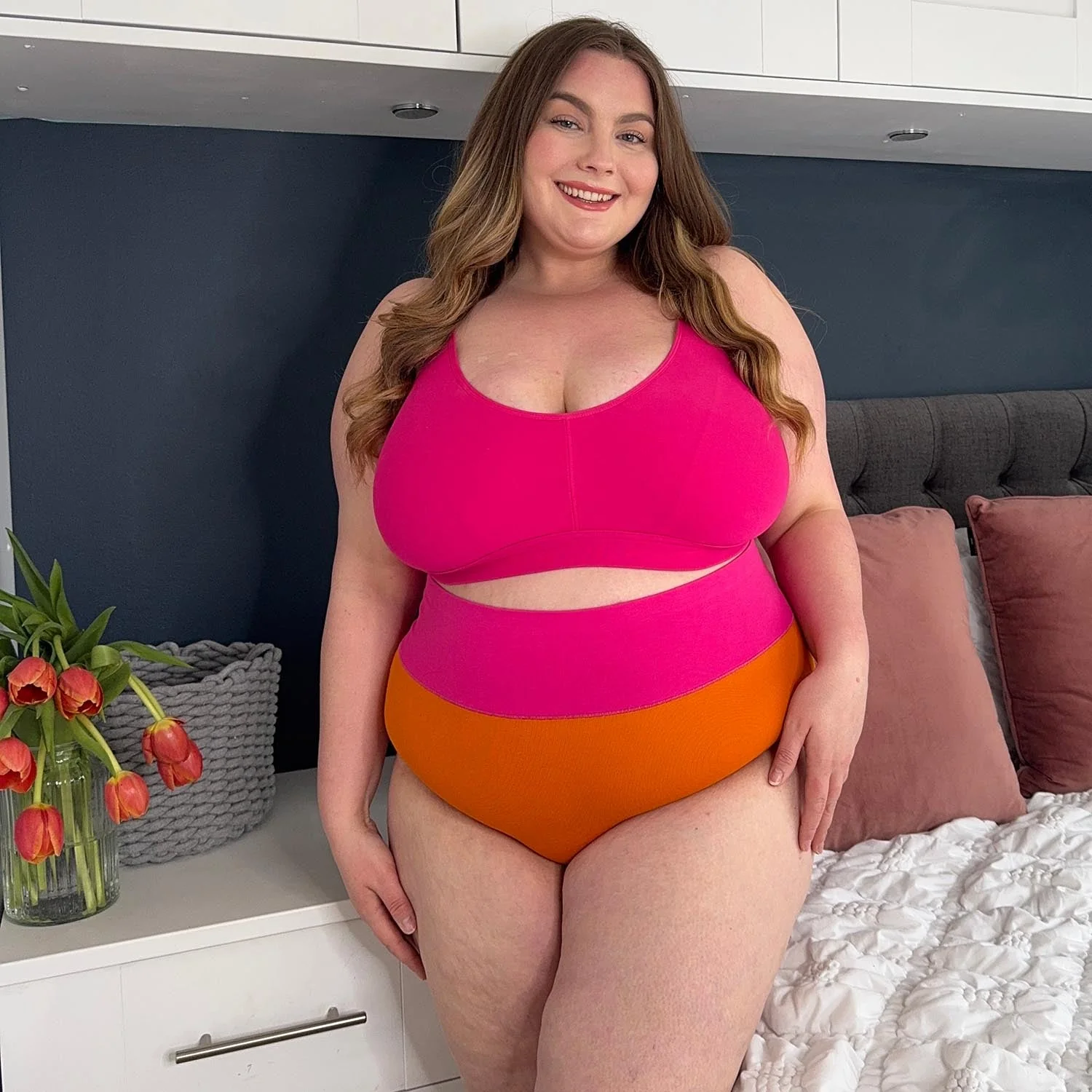 Organic Cotton Full Brief Duo Knickers - Papaya & Barbara - Zenithce